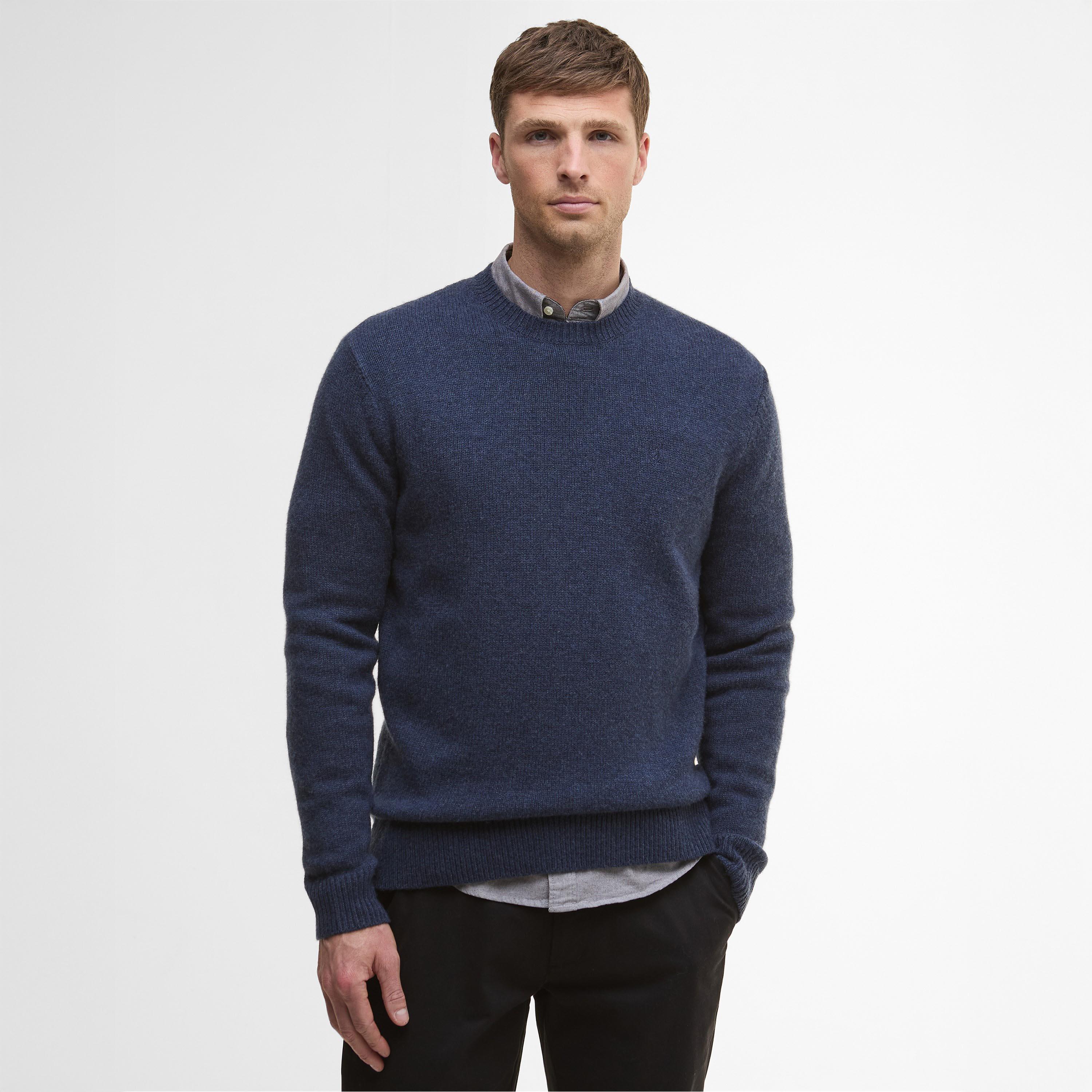 Navy Marl NY72 - Barbour - Covent Crew Neck Jumper - 2
