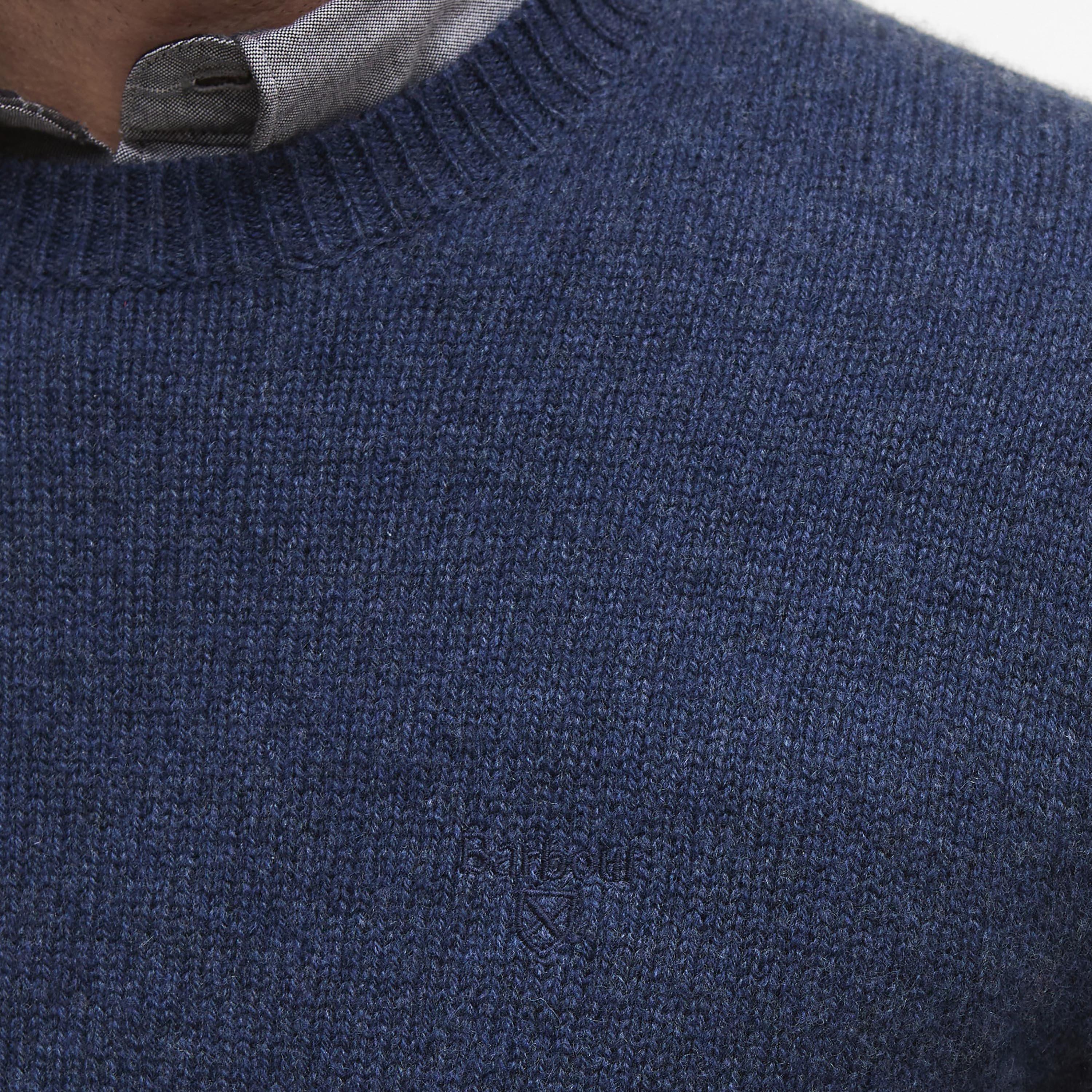 Navy Marl NY72 - Barbour - Covent Crew Neck Jumper - 5