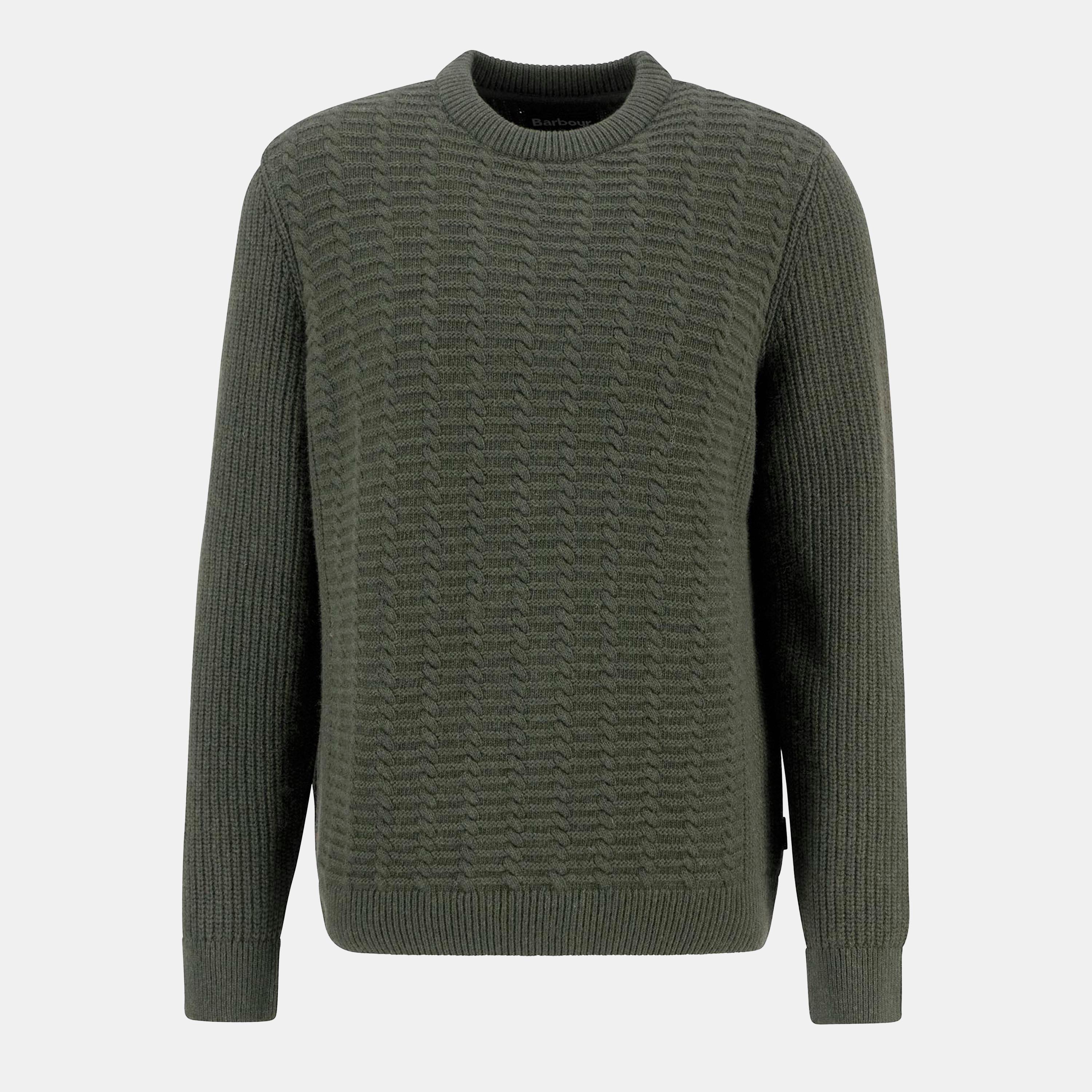 Barbour Cleveland Crew Neck Jumper - Duffle Bag GN74 - XL