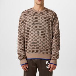 Off White All-Over Monogram Jumper