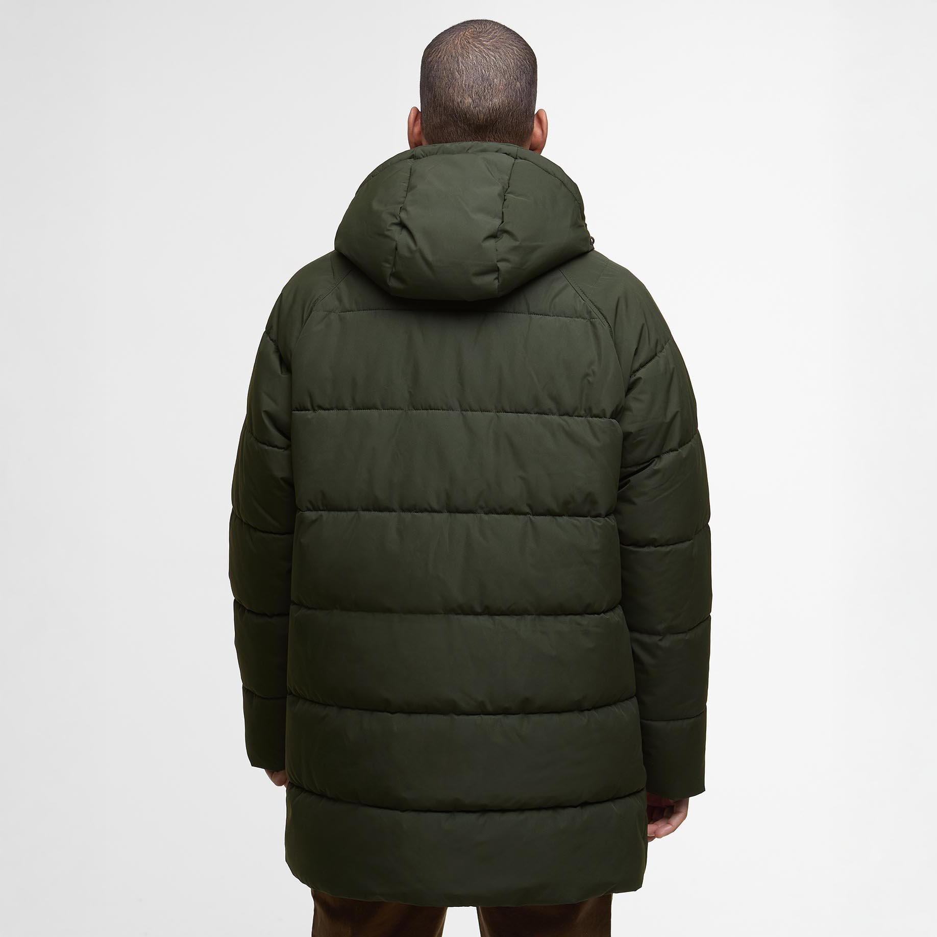 Sage SG71 - Barbour - Men's Bedale Hooded Long Sleeve Long Puffer Jacket - 3