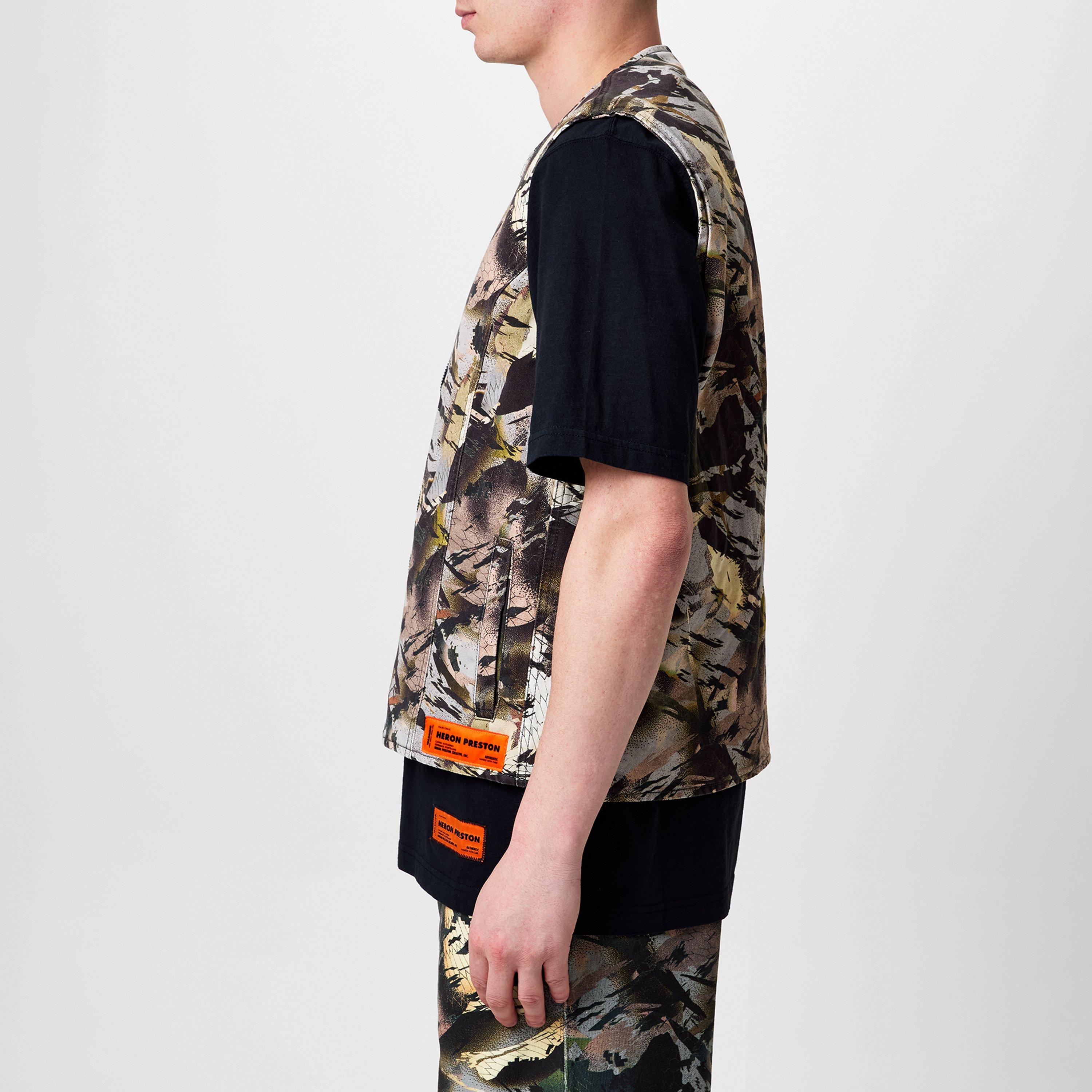 Camo Green - Heron Preston - Men's Zipped Military Parka - 2