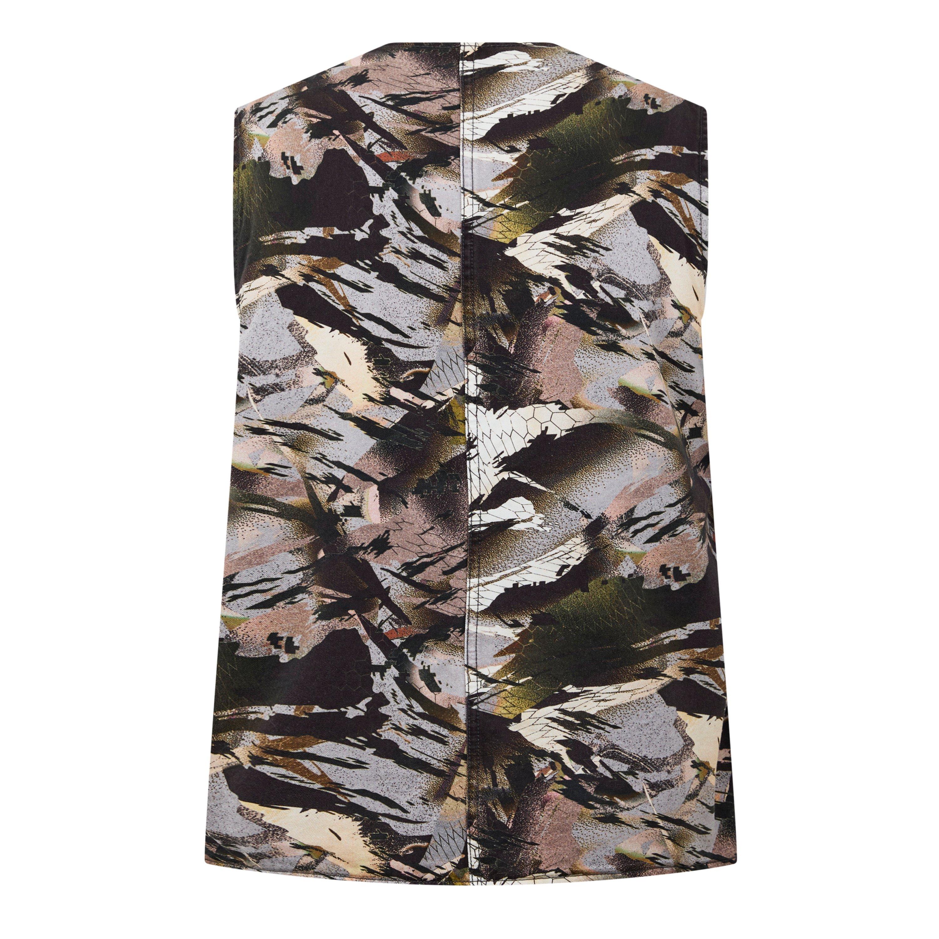 Camo Green - Heron Preston - Men's Zipped Military Parka - 6