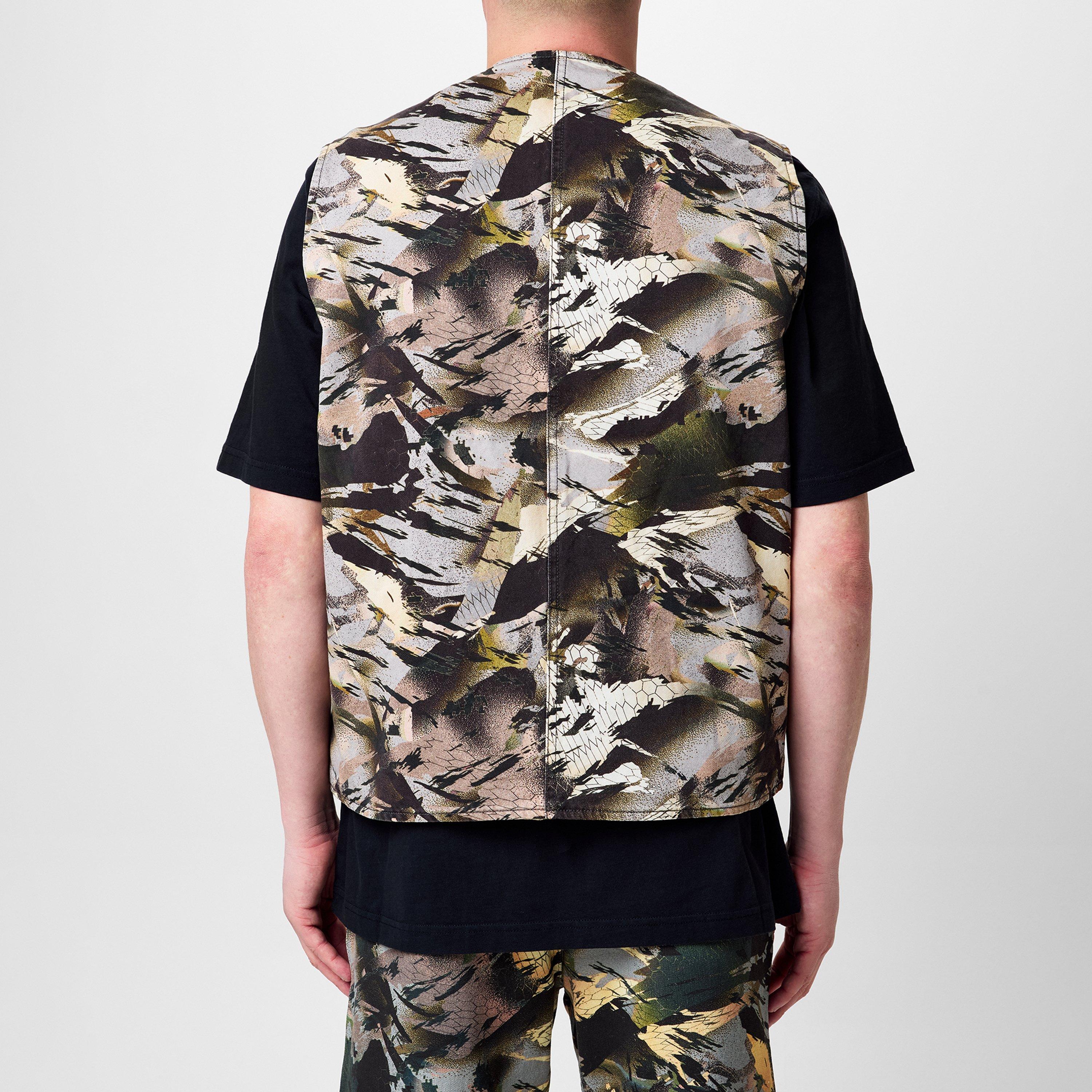 Camo Green - Heron Preston - Men's Zipped Military Parka - 3