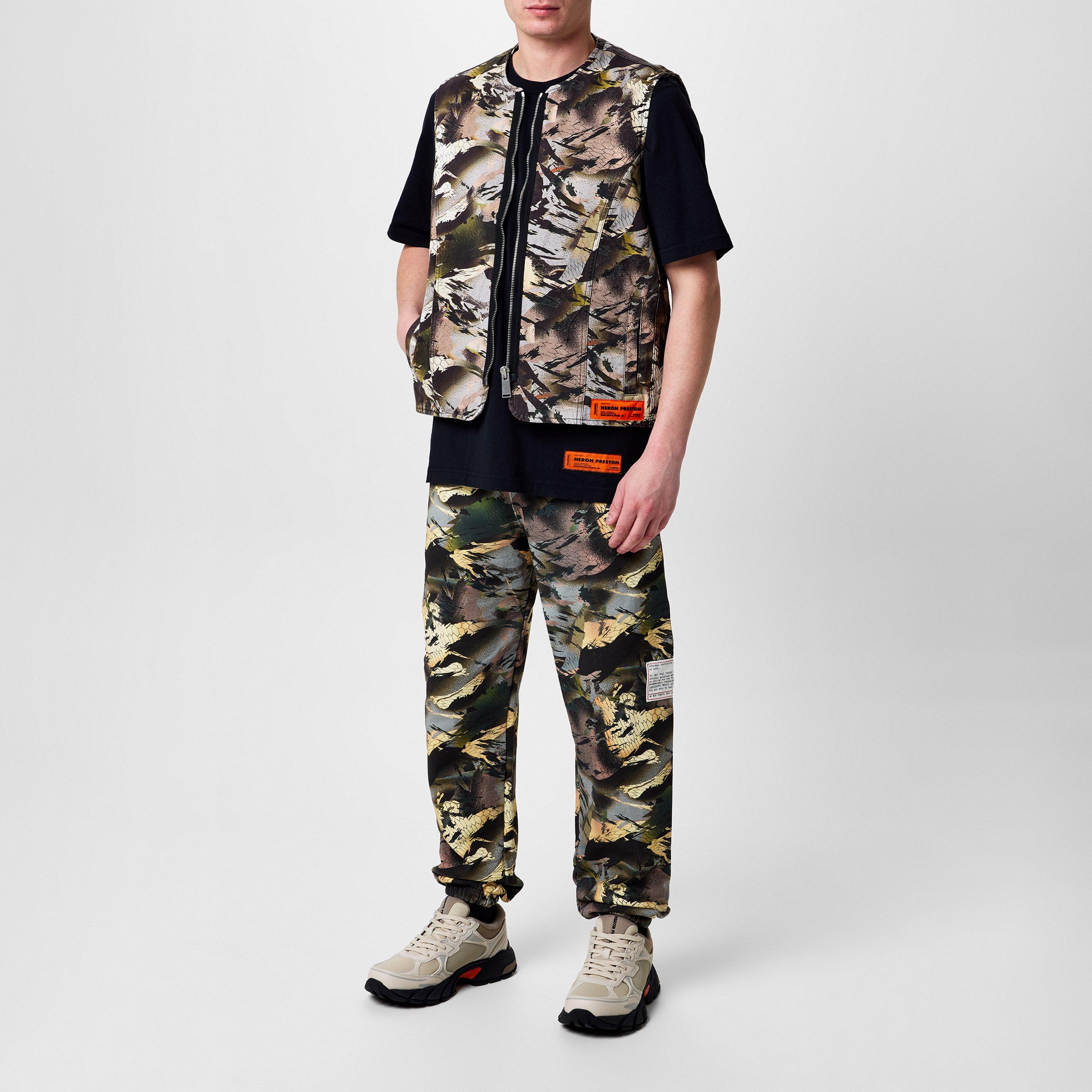 Camo Green - Heron Preston - Men's Zipped Military Parka - 4