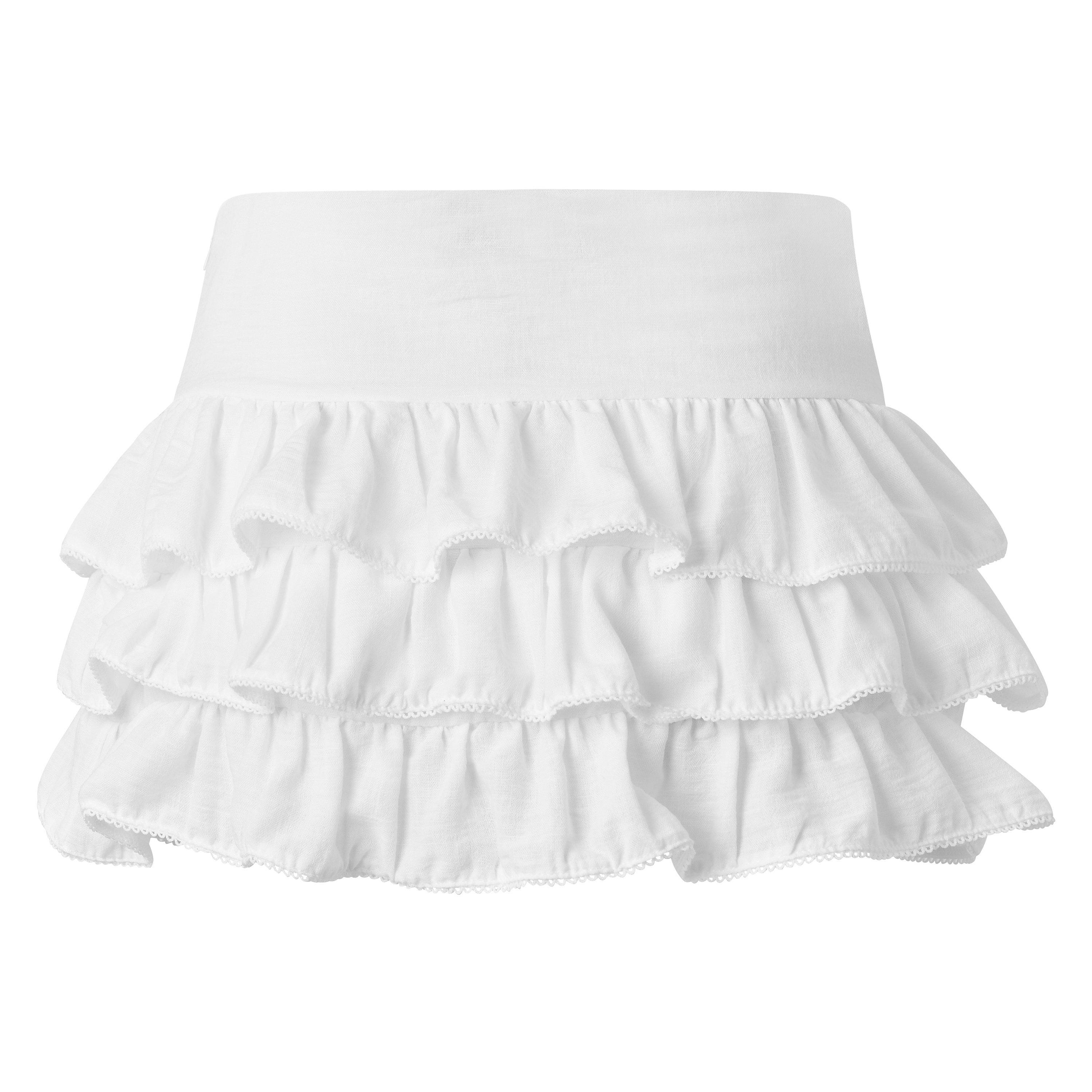 White - Grace Jacob - Women's Alba Ruffle Mini Skirt - 2