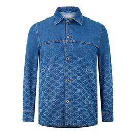 Off White Monogram Denim Shirt