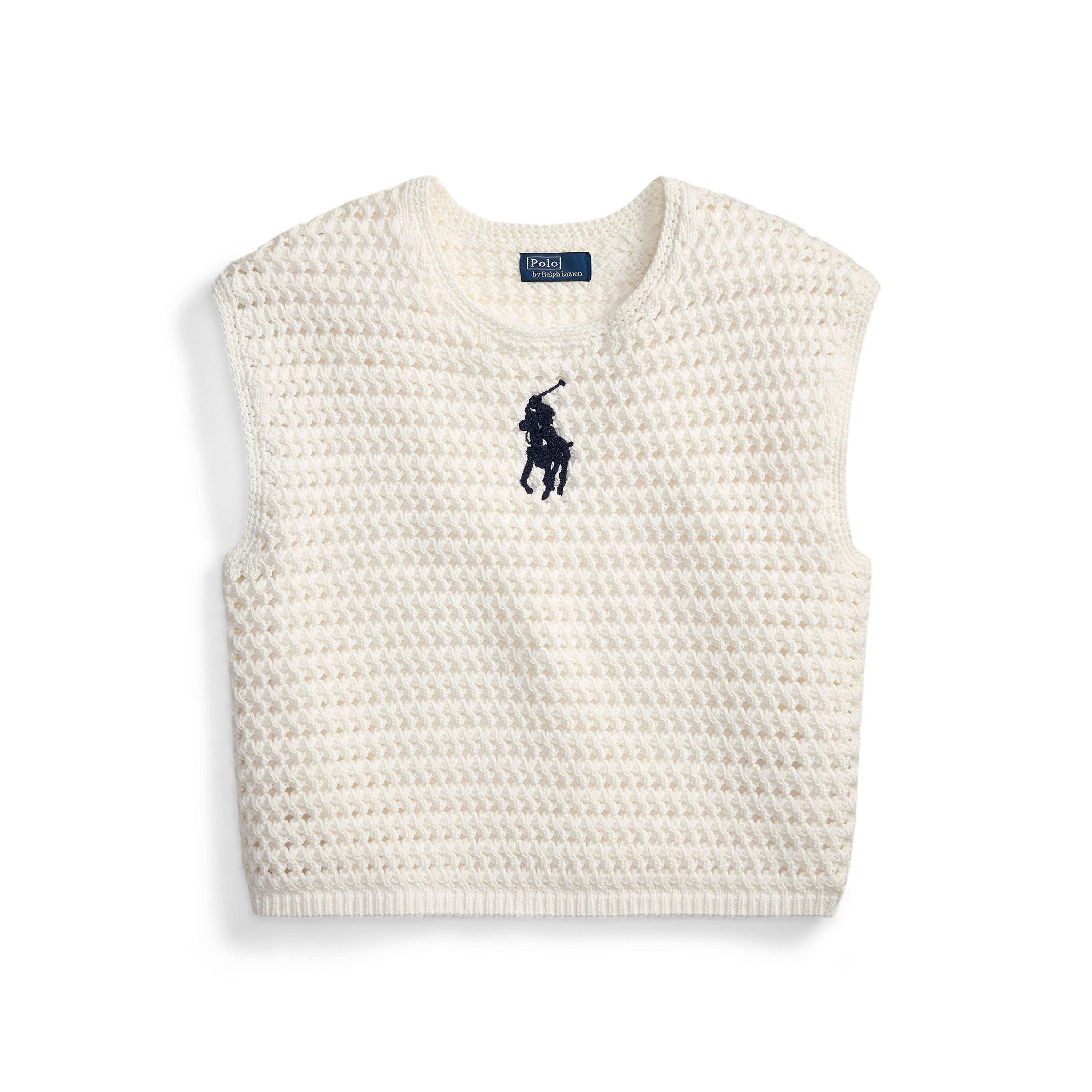 BLACK - Polo Ralph Lauren - Women's Knitted Sweater Vest - 1