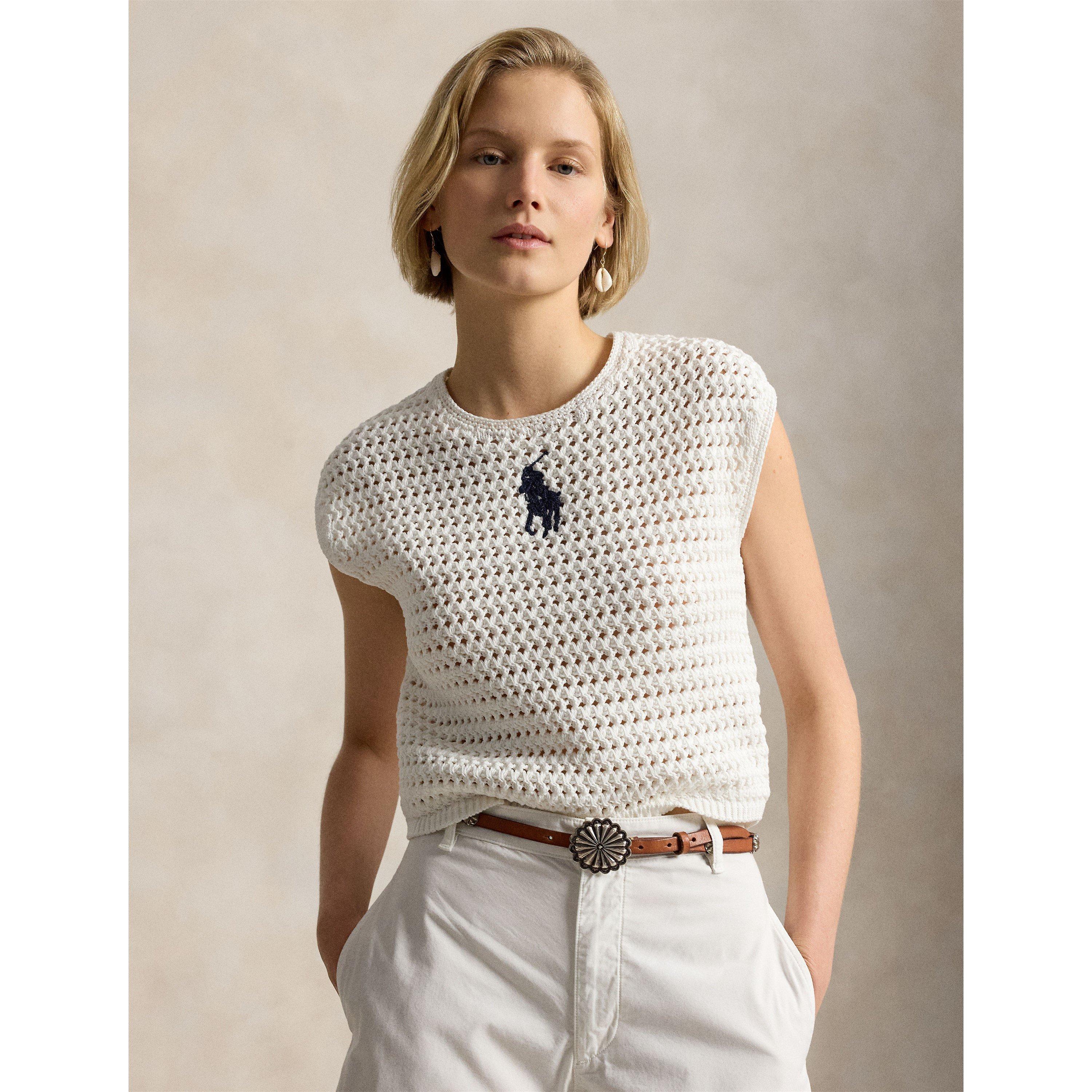 BLACK - Polo Ralph Lauren - Women's Knitted Sweater Vest - 2