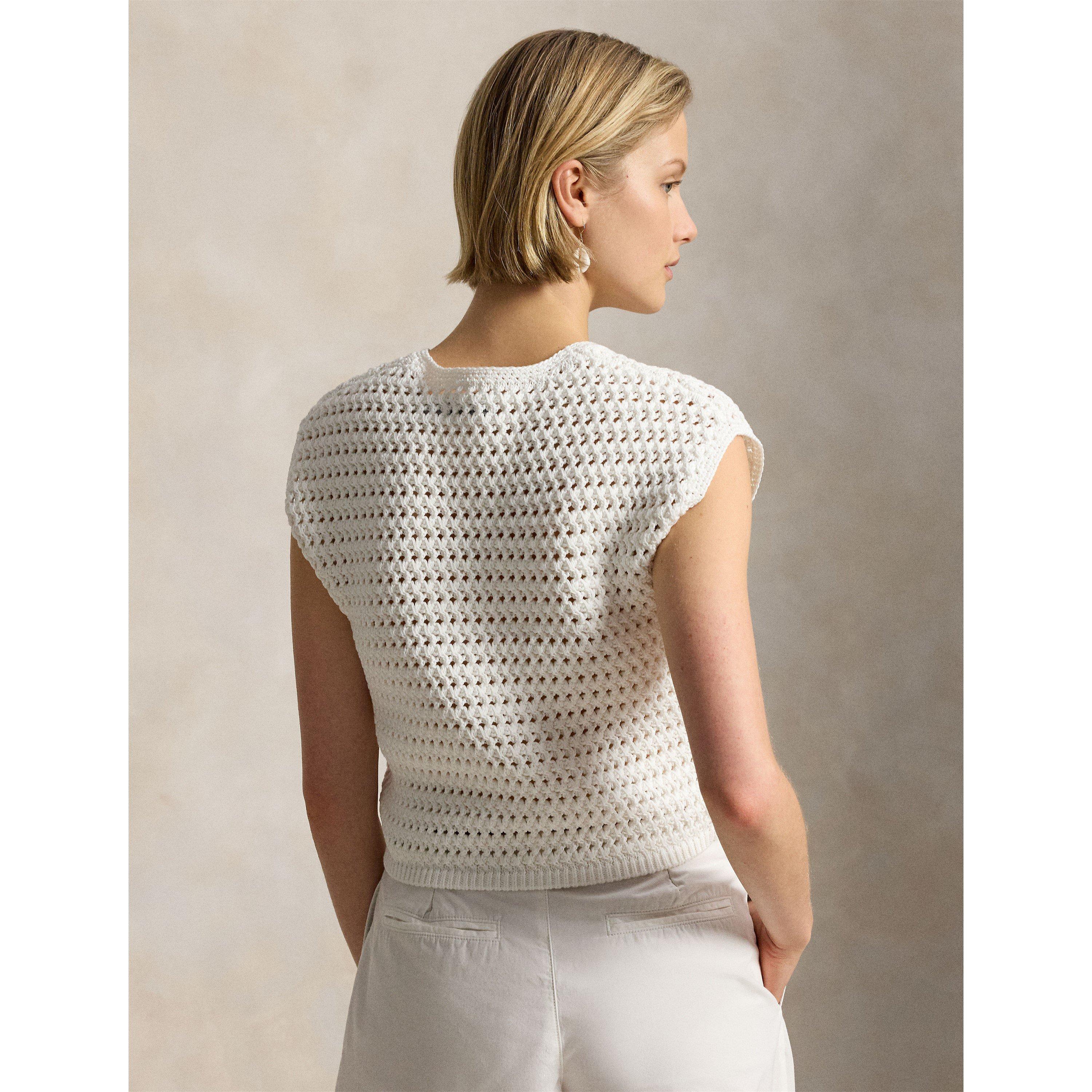 BLACK - Polo Ralph Lauren - Women's Knitted Sweater Vest - 3