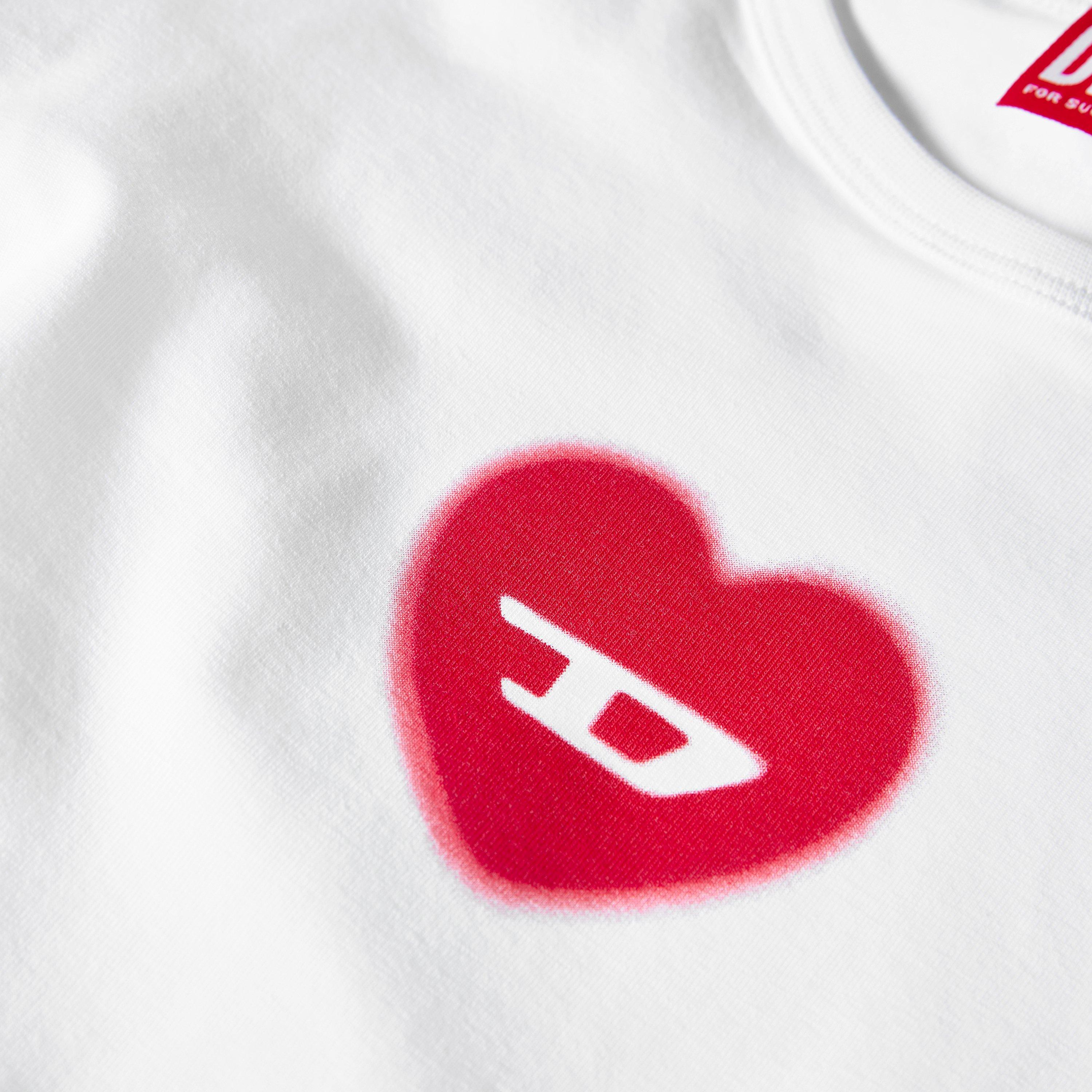 White - Diesel - Women's Baby Tees - 3