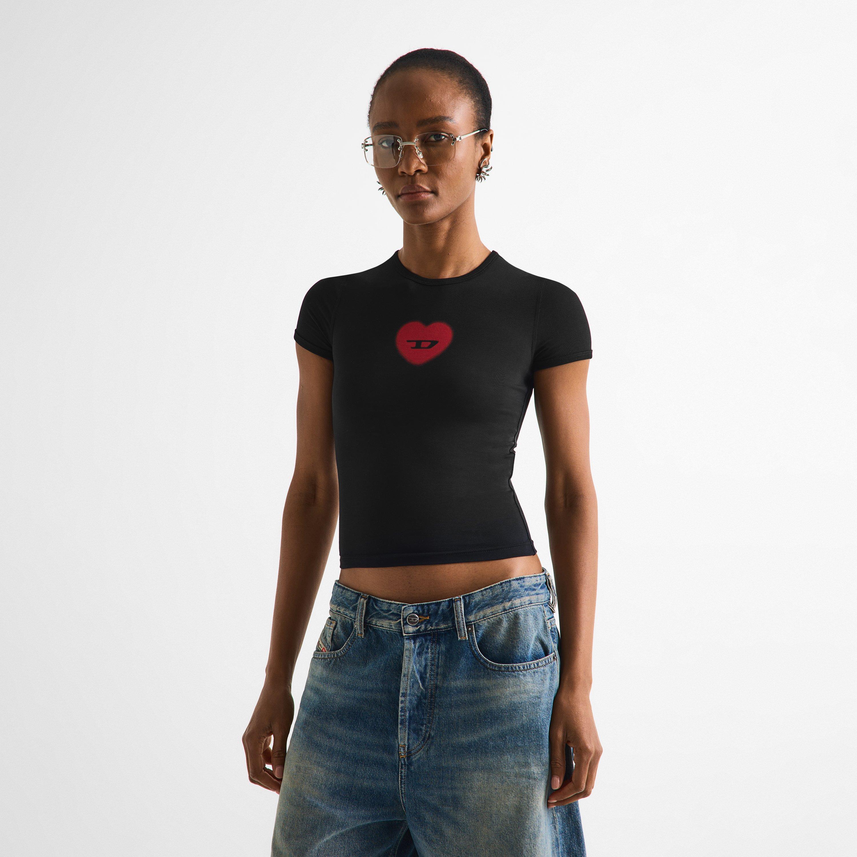 Black - Diesel - Women's Baby Tees - 3
