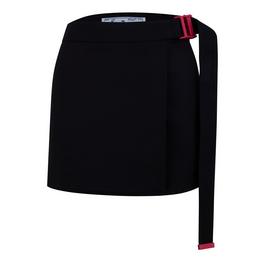 Off White Women's Buckle Design Skirt