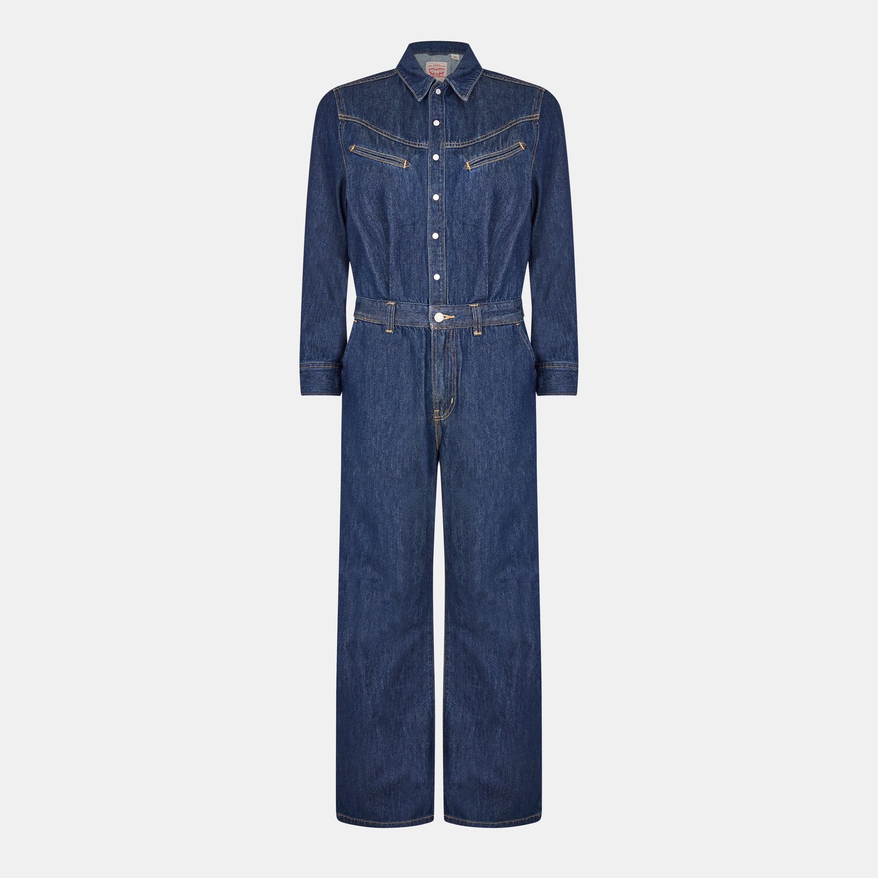 Levis Women's Jumpsuit - Reign Of Rinse - 12 (M)