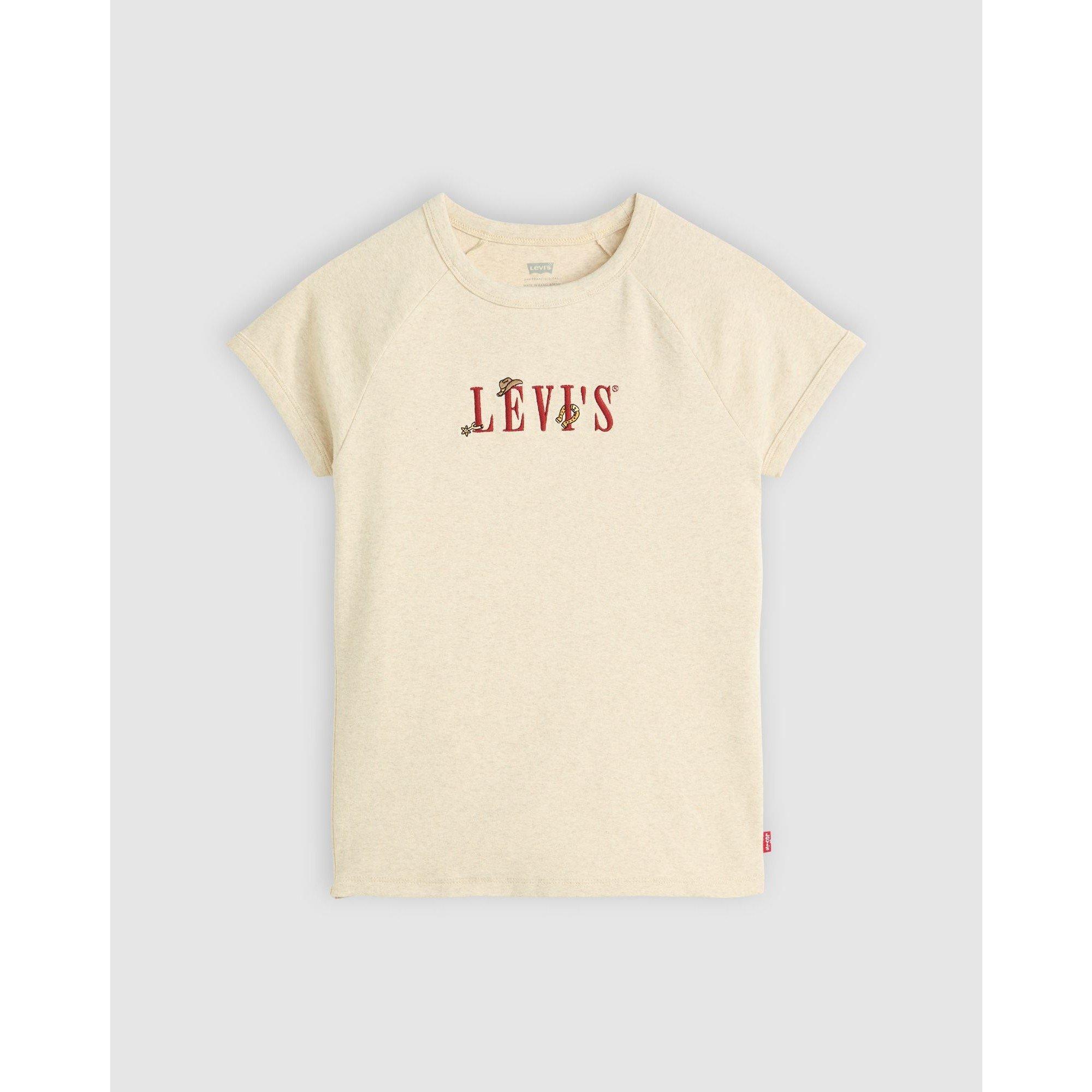 Levis Women's Riley Rag Baby Tee - Serif Wn Motifs - 10 (S)