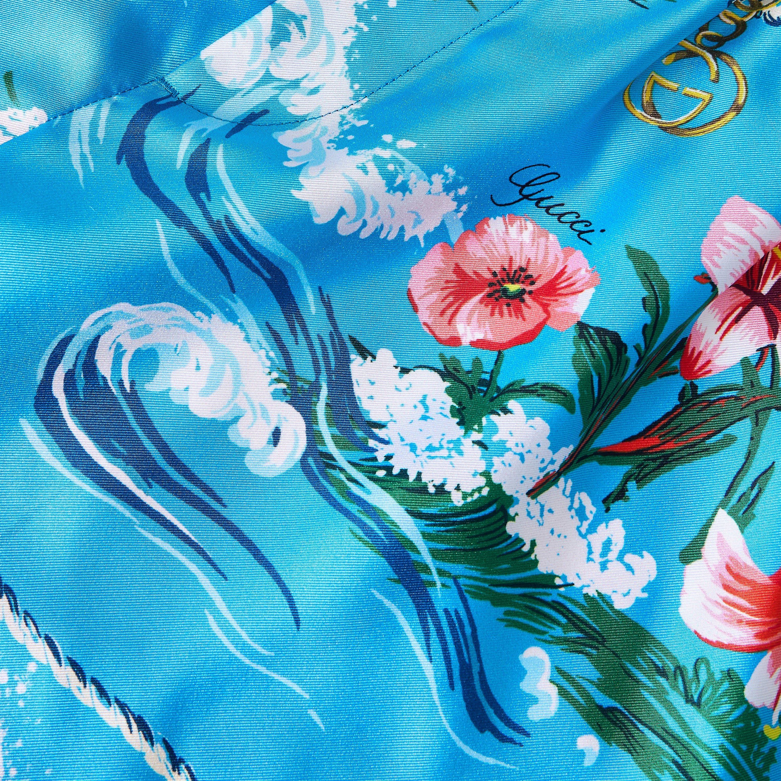 Azure/Pink/Mc - Gucci - Gucci Tropic Flora S Sn63 - 3