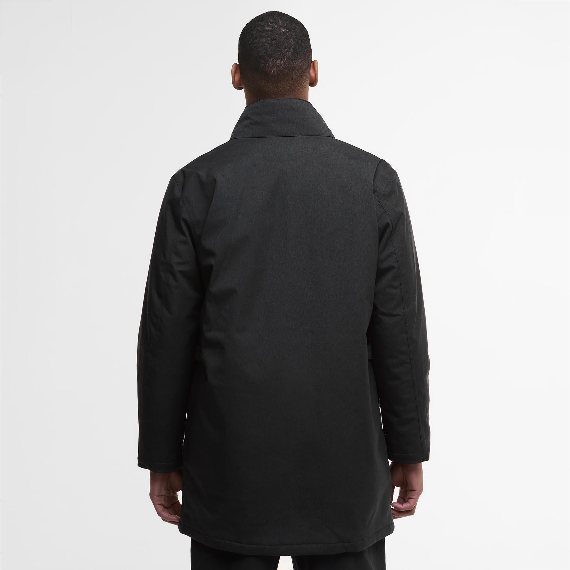 Black BK11 - Barbour - Men's  Winter Powell Waterproof Long Sleeve Long Puffer Jacket - 3