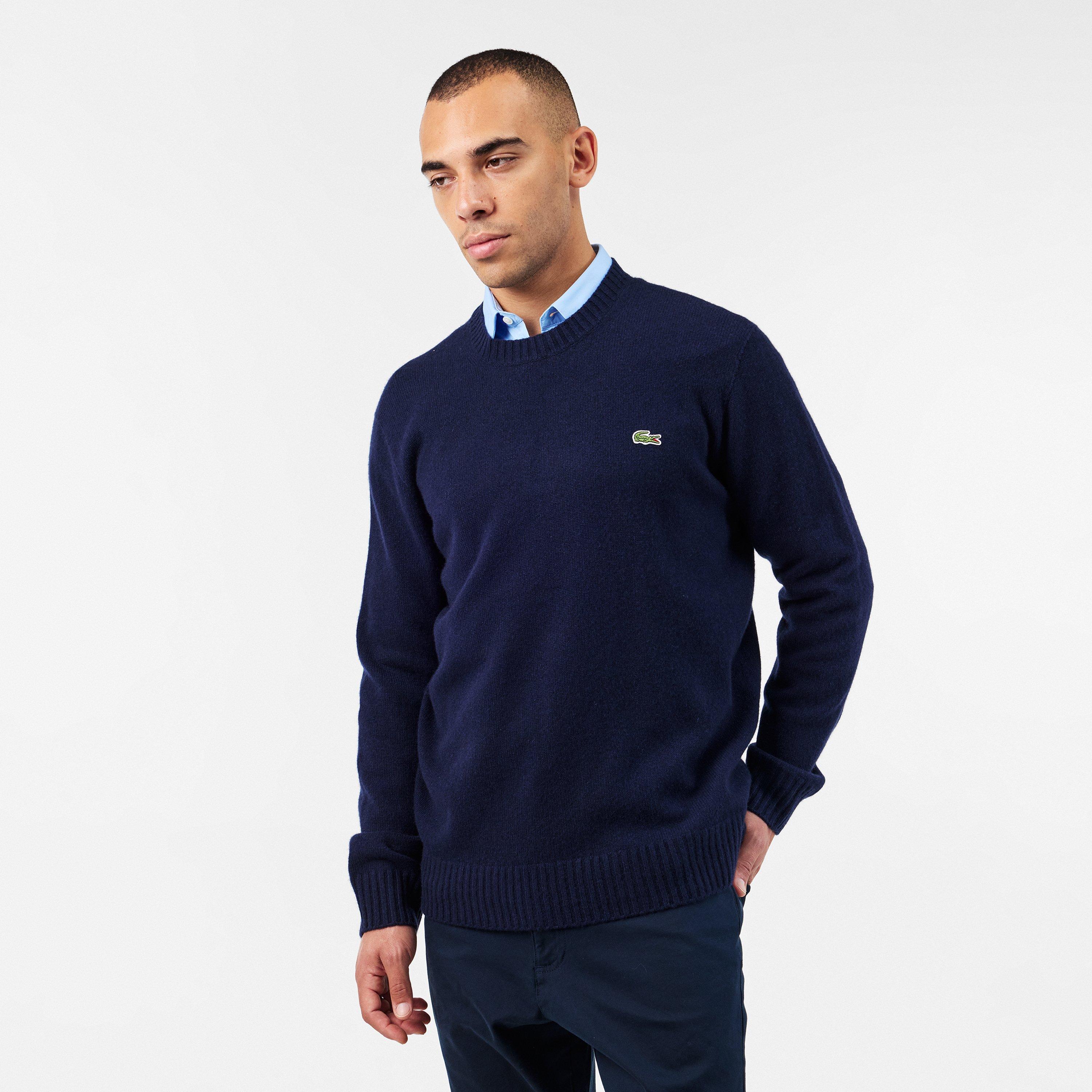 Bleu marine - Lacoste - Tricot Crew Neck Jumper - 3