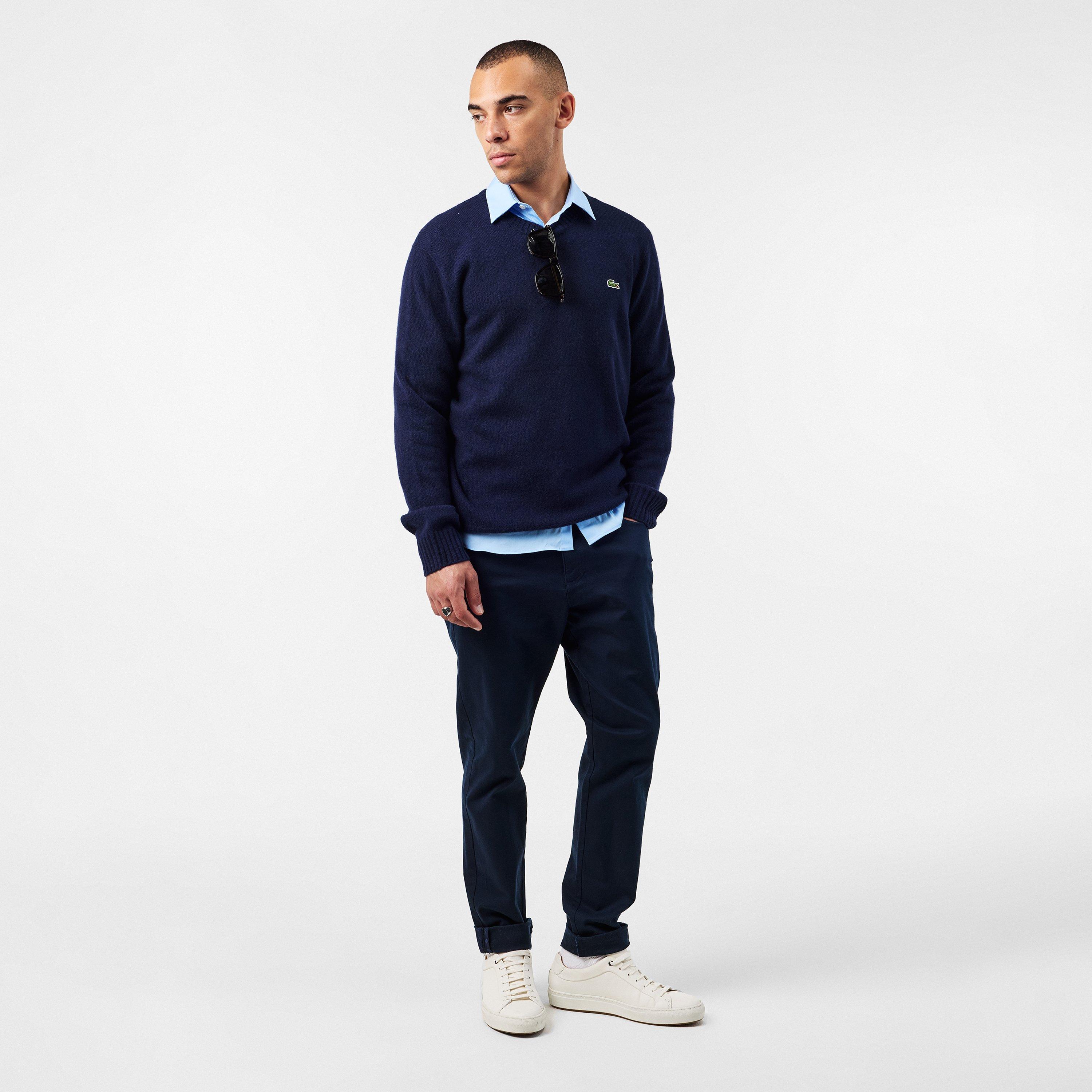 Bleu marine - Lacoste - Tricot Crew Neck Jumper - 6