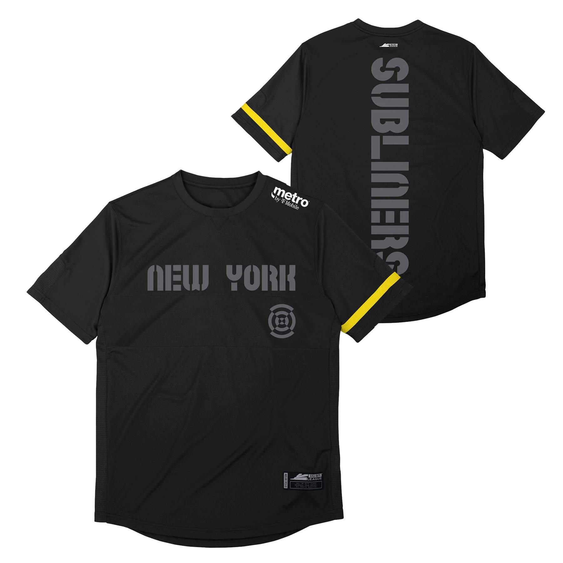 Call of Duty New York Subliners Jersey Mens Esports Jersey