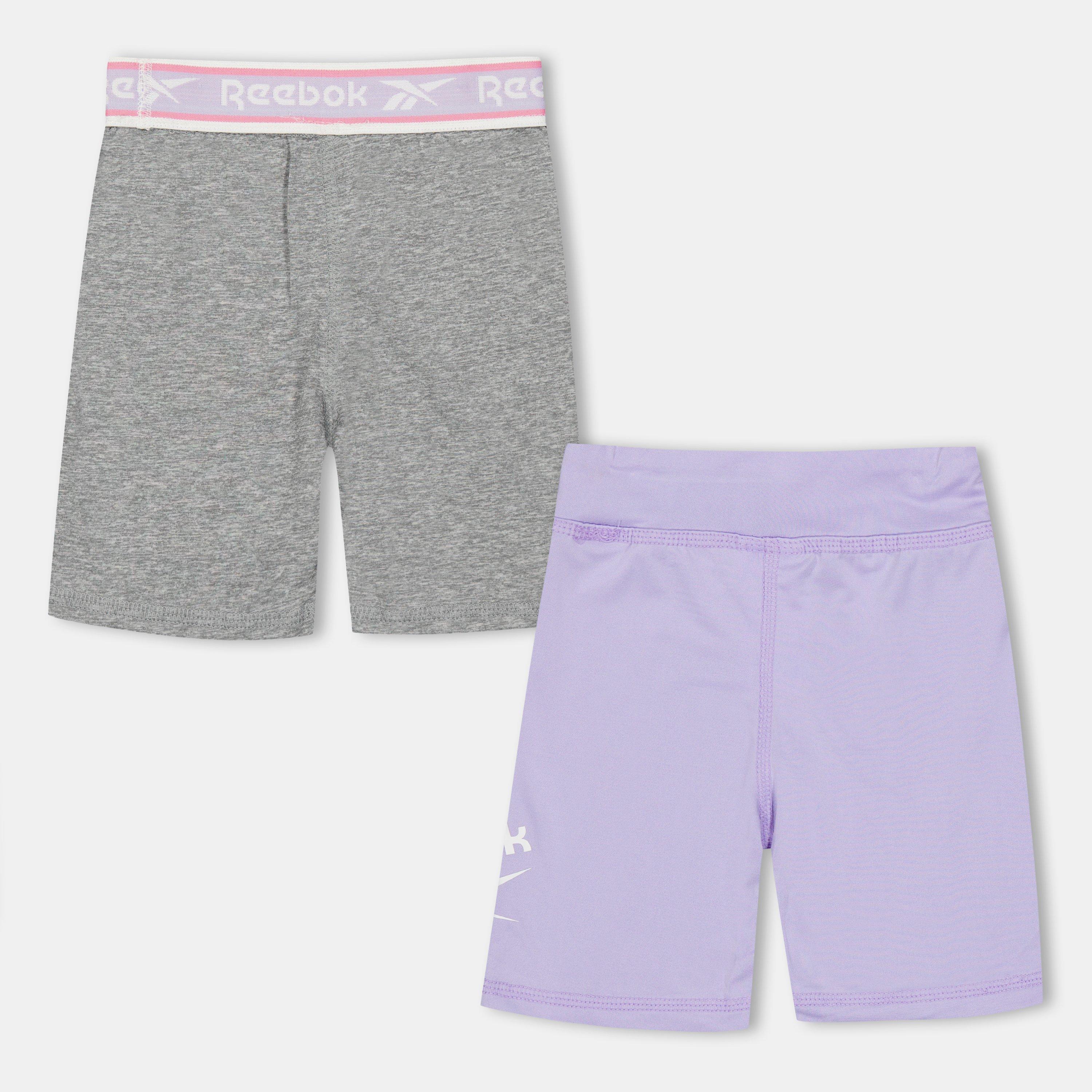 Lavender - Reebok - Kids' Jersey Jogger Shorts - 2