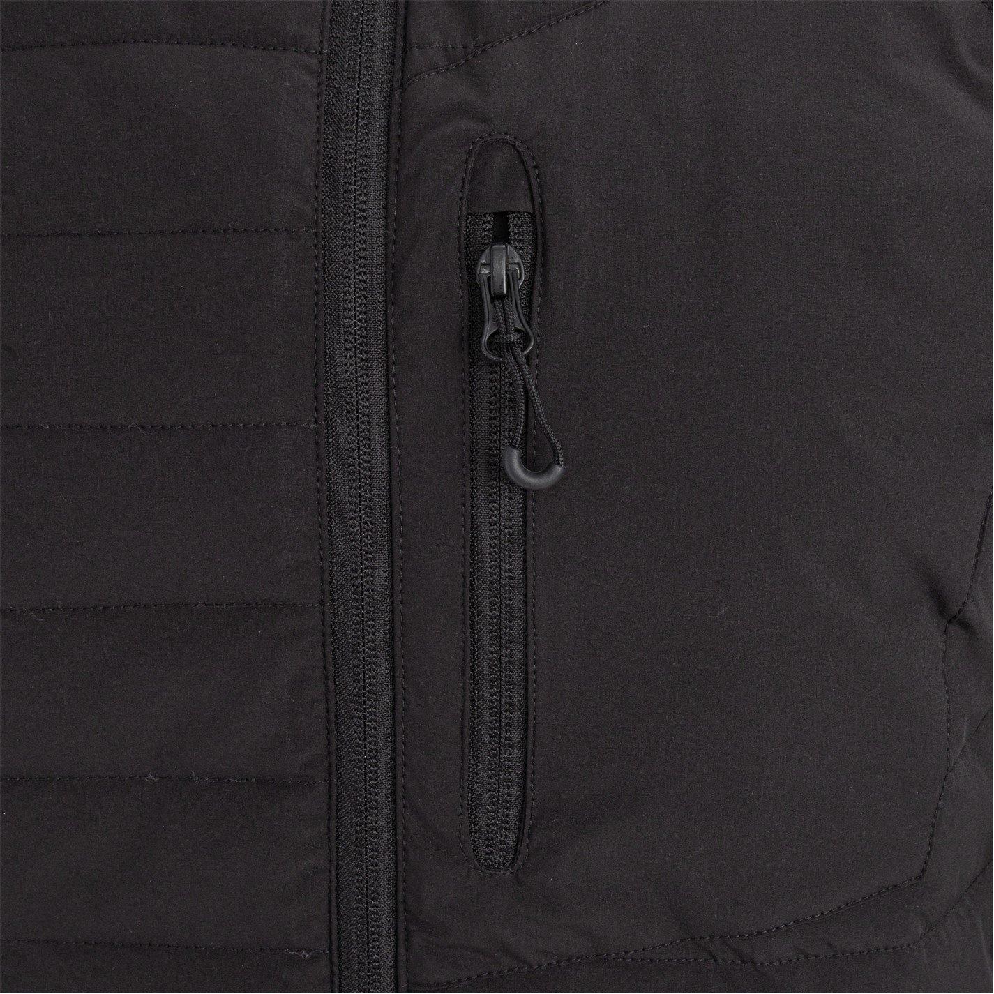 Black - Dunlop - Hybrid Baffle Work Long Sleeve Full Zip Softshell Jacket - 5