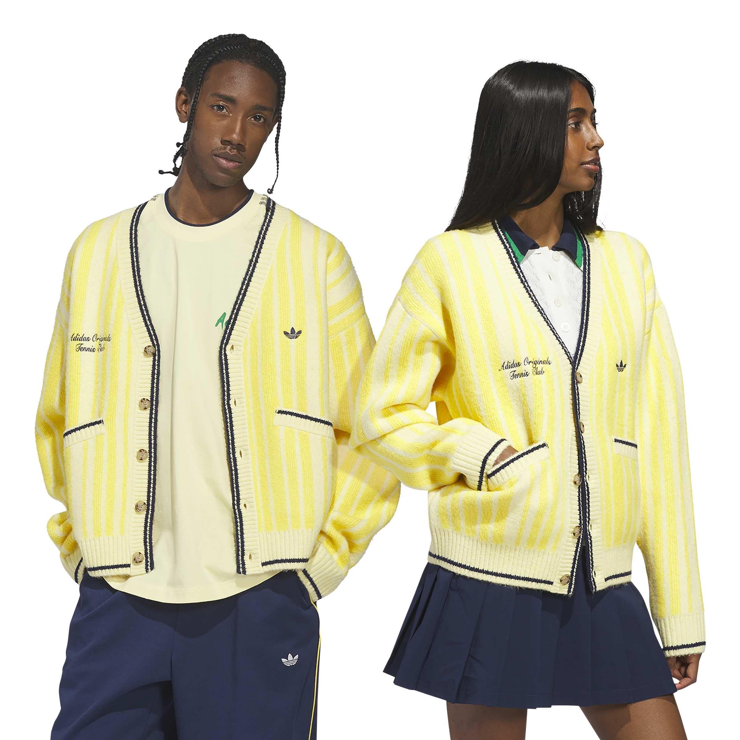 Yellow/White - adidas Originals - Men's Tennis Cardigan - 2