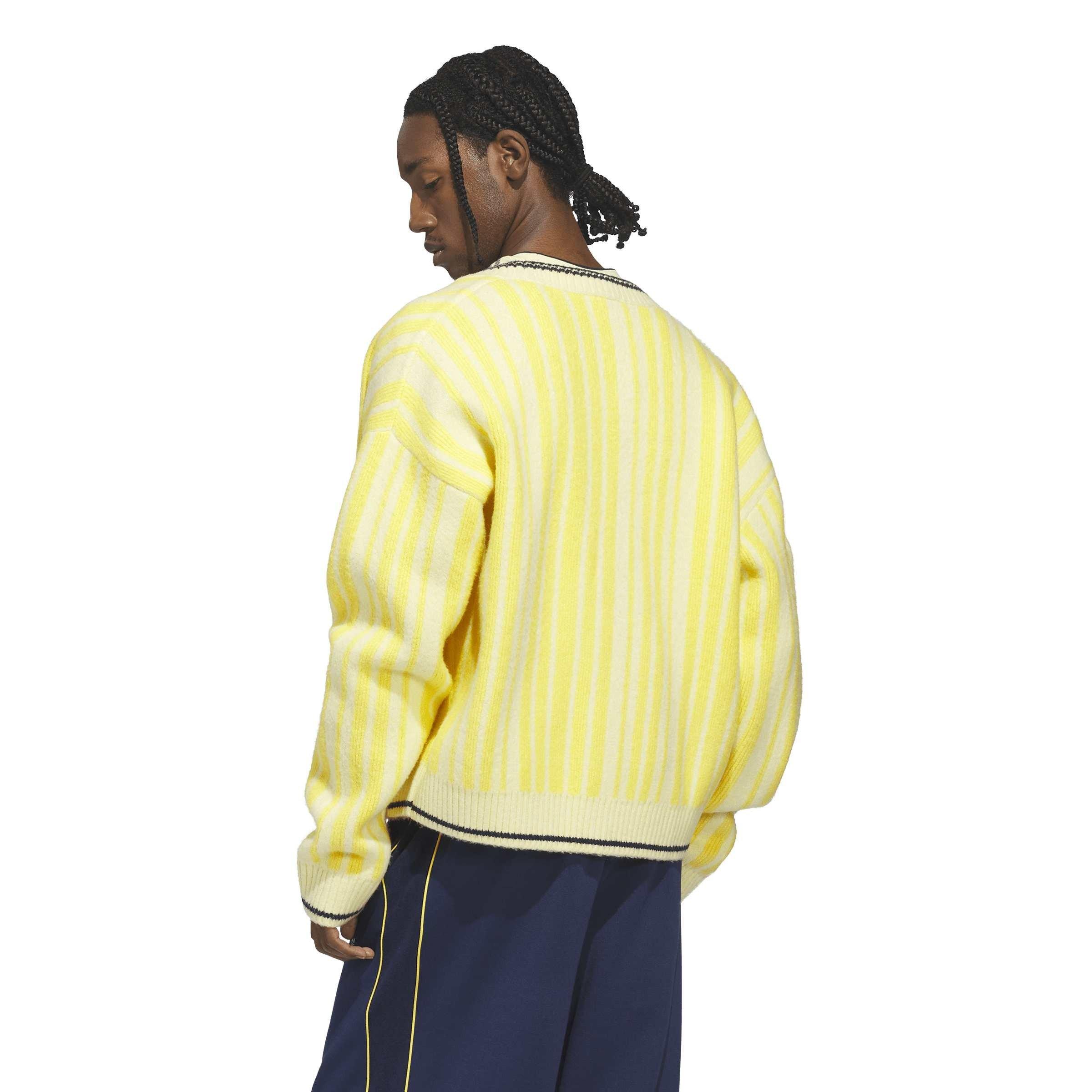 Yellow/White - adidas Originals - Men's Tennis Cardigan - 5