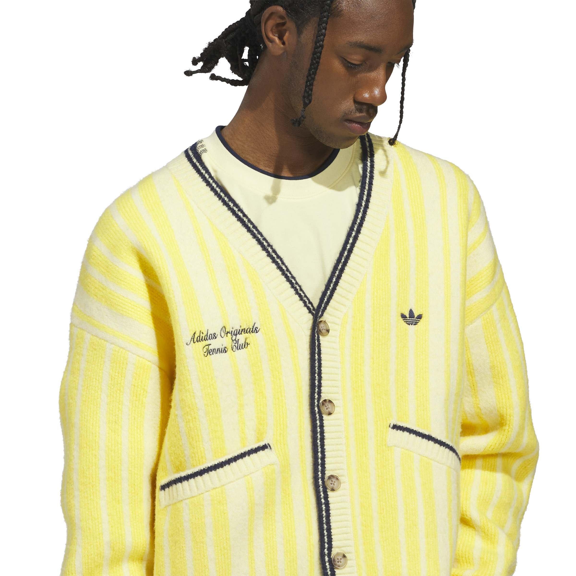 Yellow/White - adidas Originals - Men's Tennis Cardigan - 6