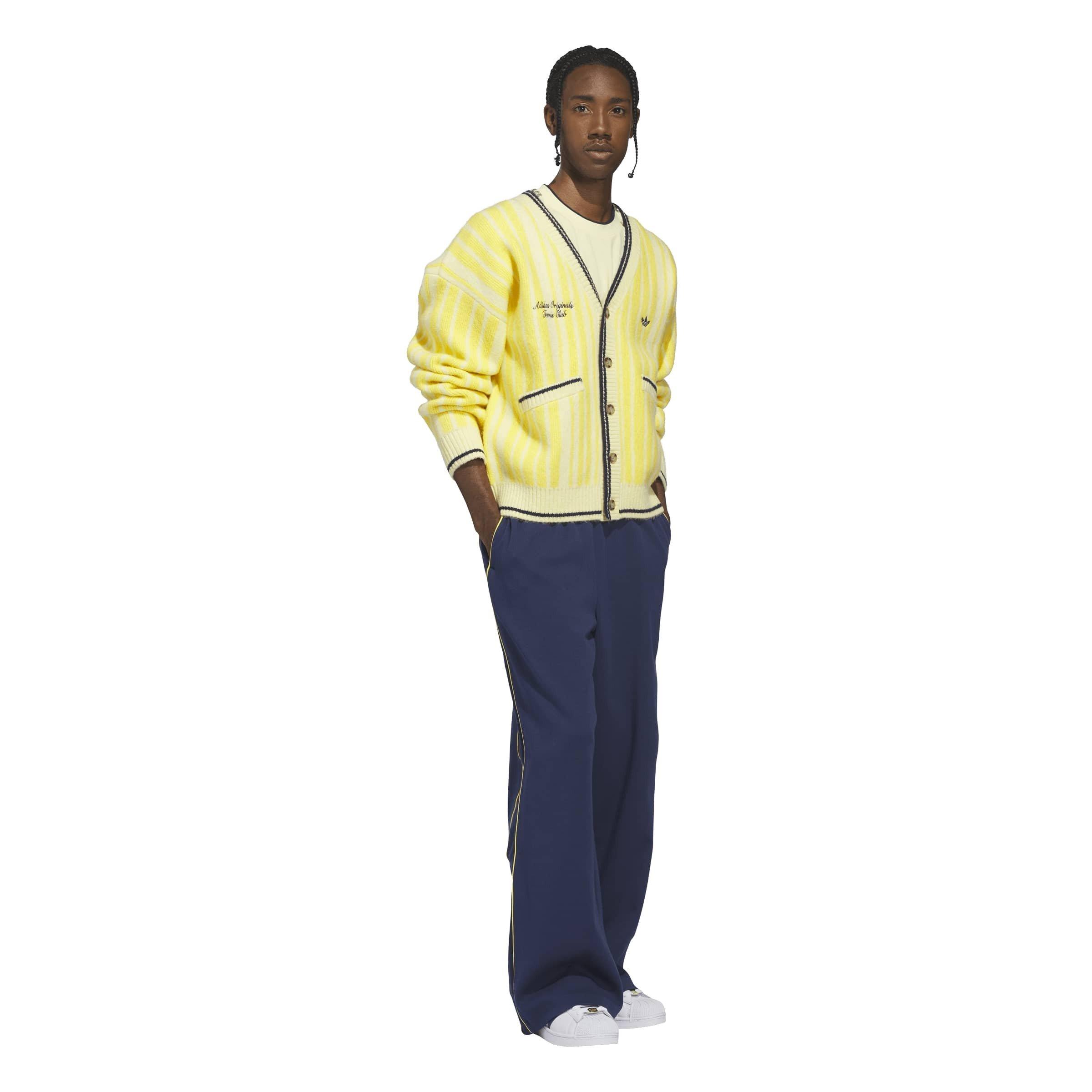 Yellow/White - adidas Originals - Men's Tennis Cardigan - 7
