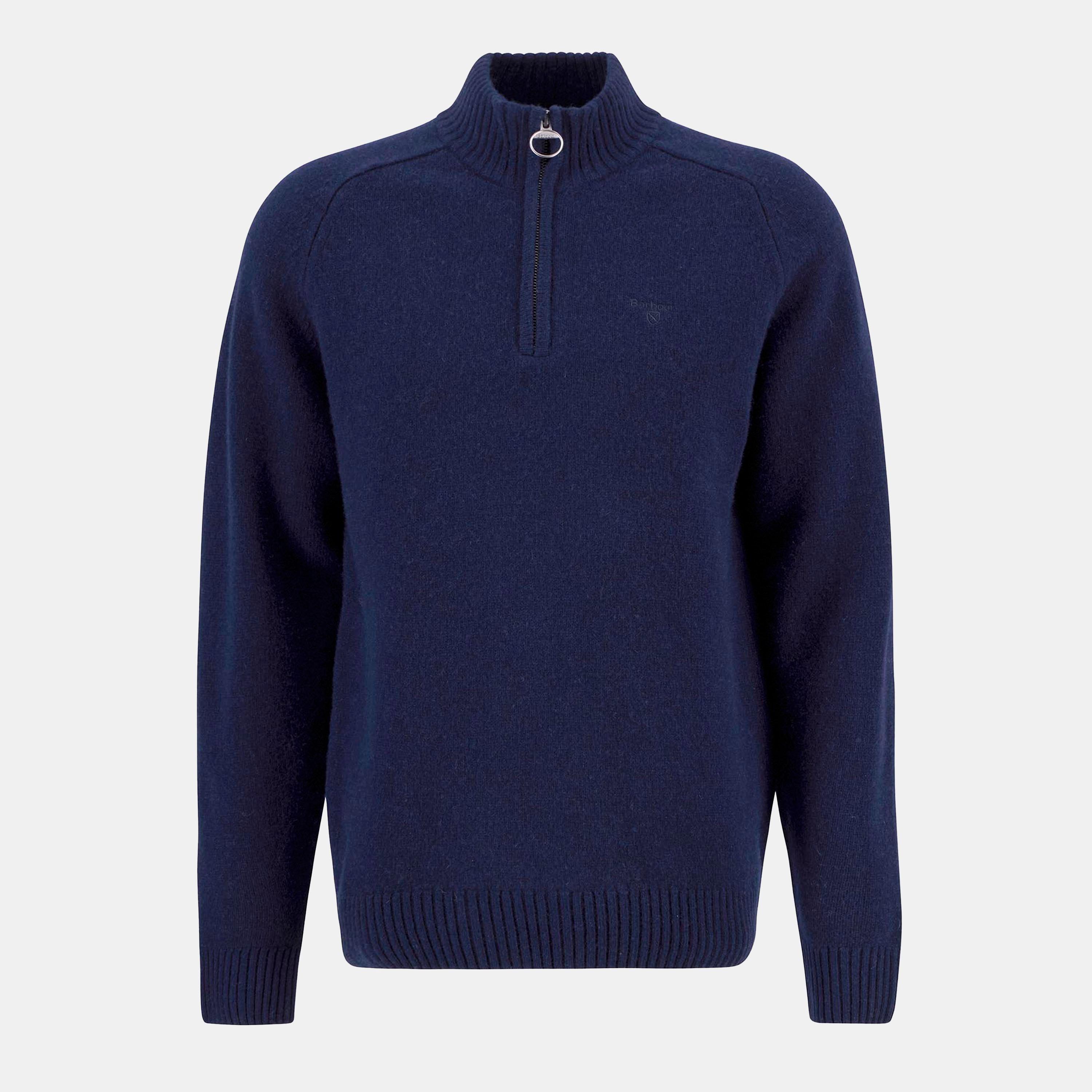 Navy NY91 - Barbour - Grangetown Half Zip Jumper - 1