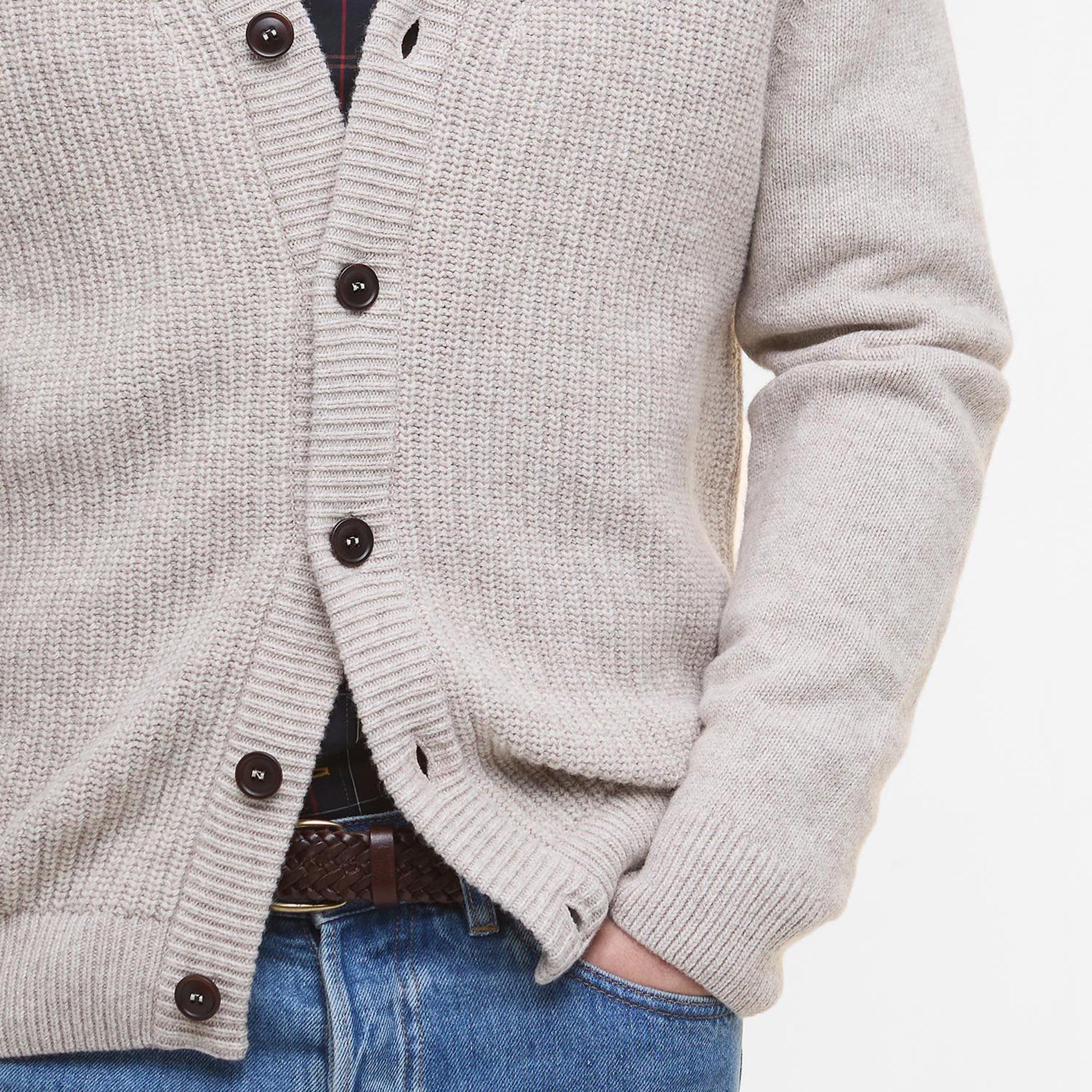 Mist GY18 - Barbour - Mainland Cardigan - 4