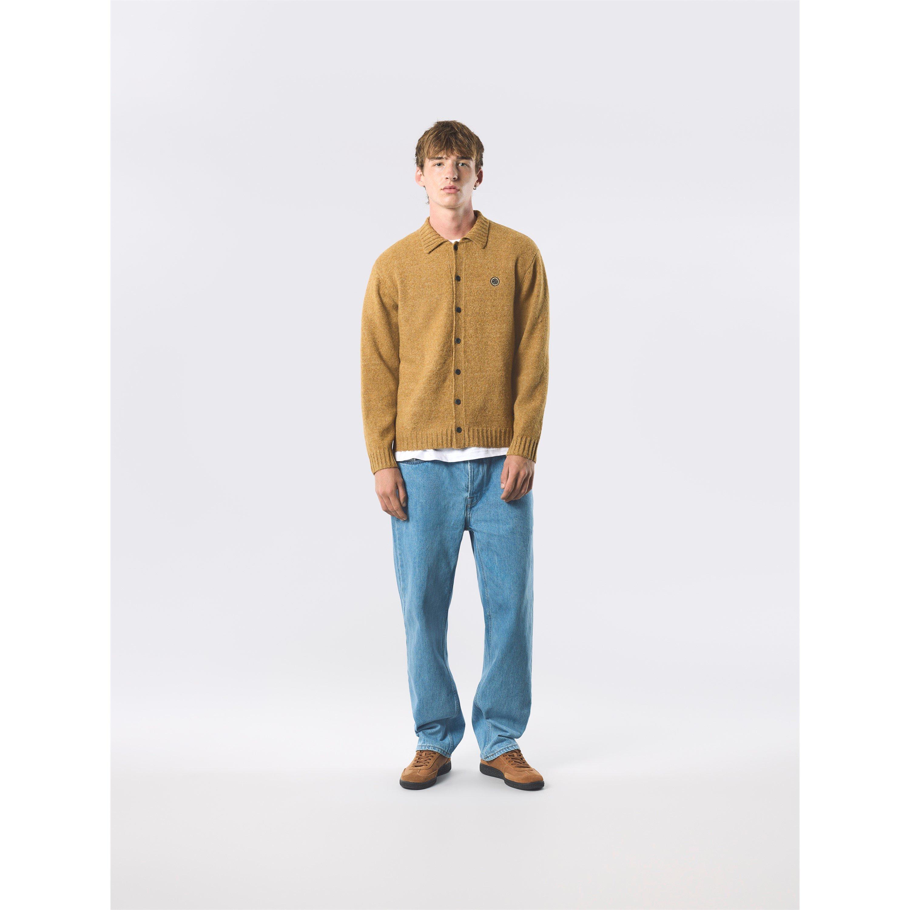 Tan - Pretty Green - Men's PG Whittaker Structured Tailored Overshirt - 5