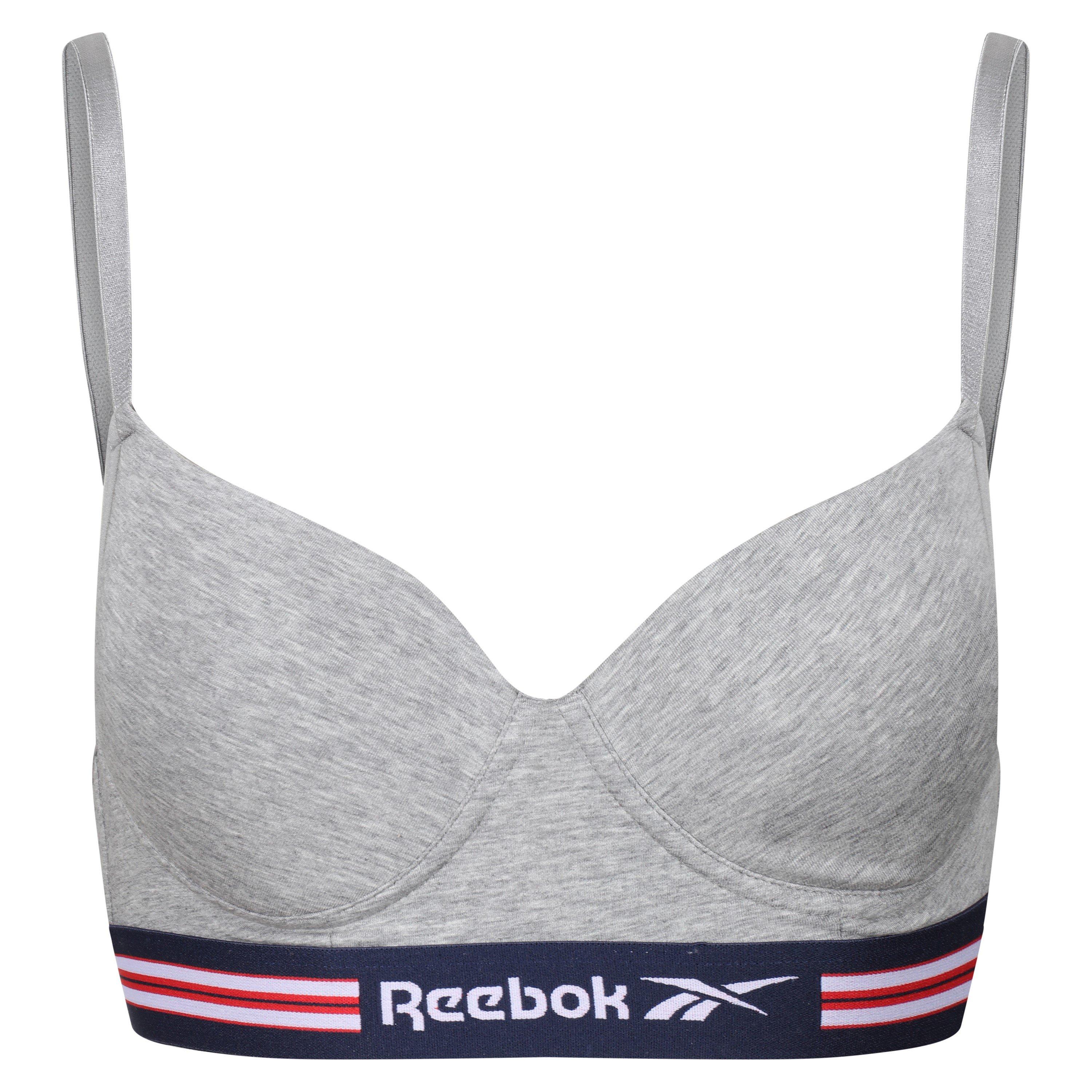 Reebok Women's Moulded Bra Tulip - Grey Marl - 12-14