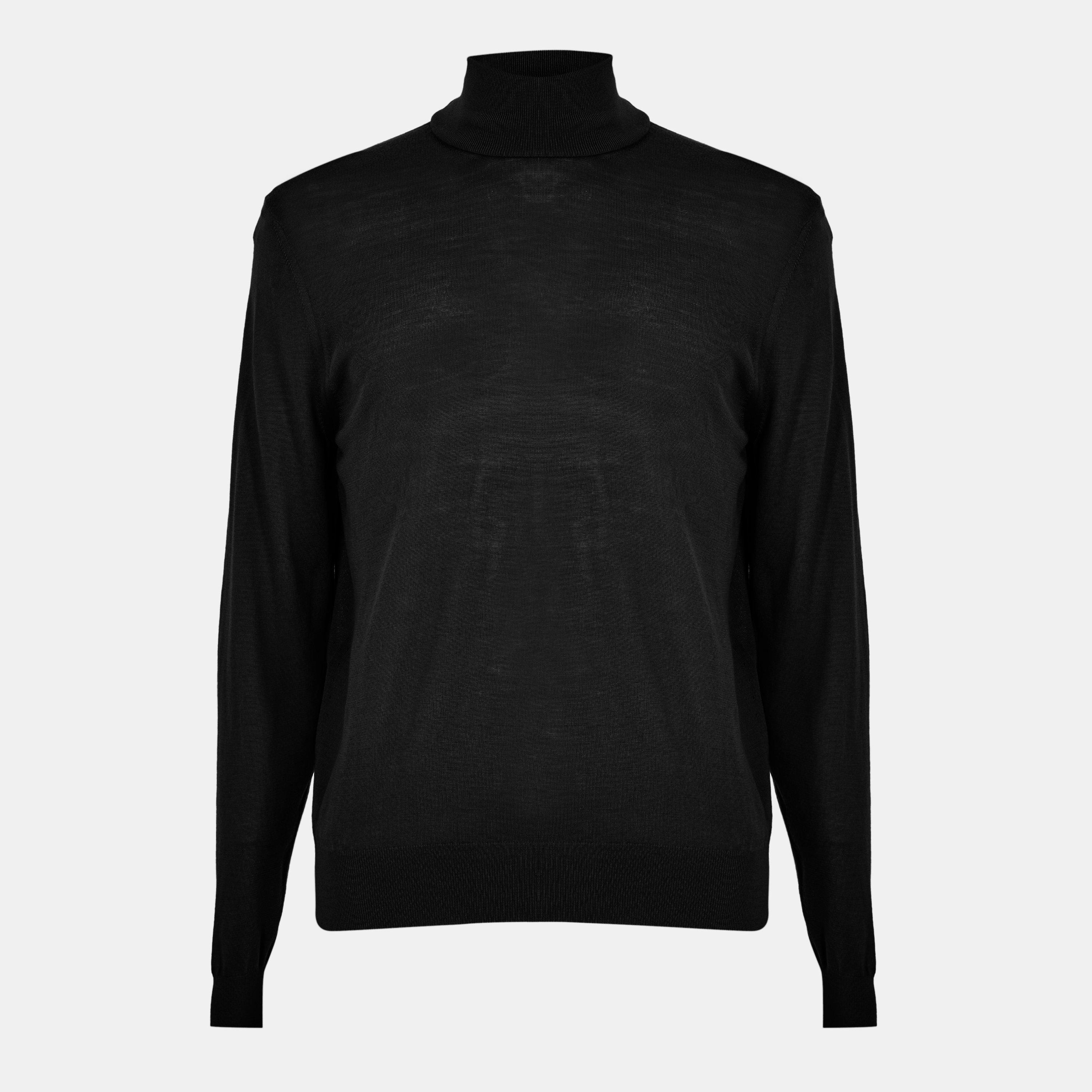 Saint Laurent Men's Crew Neck Jumper - Black - XL