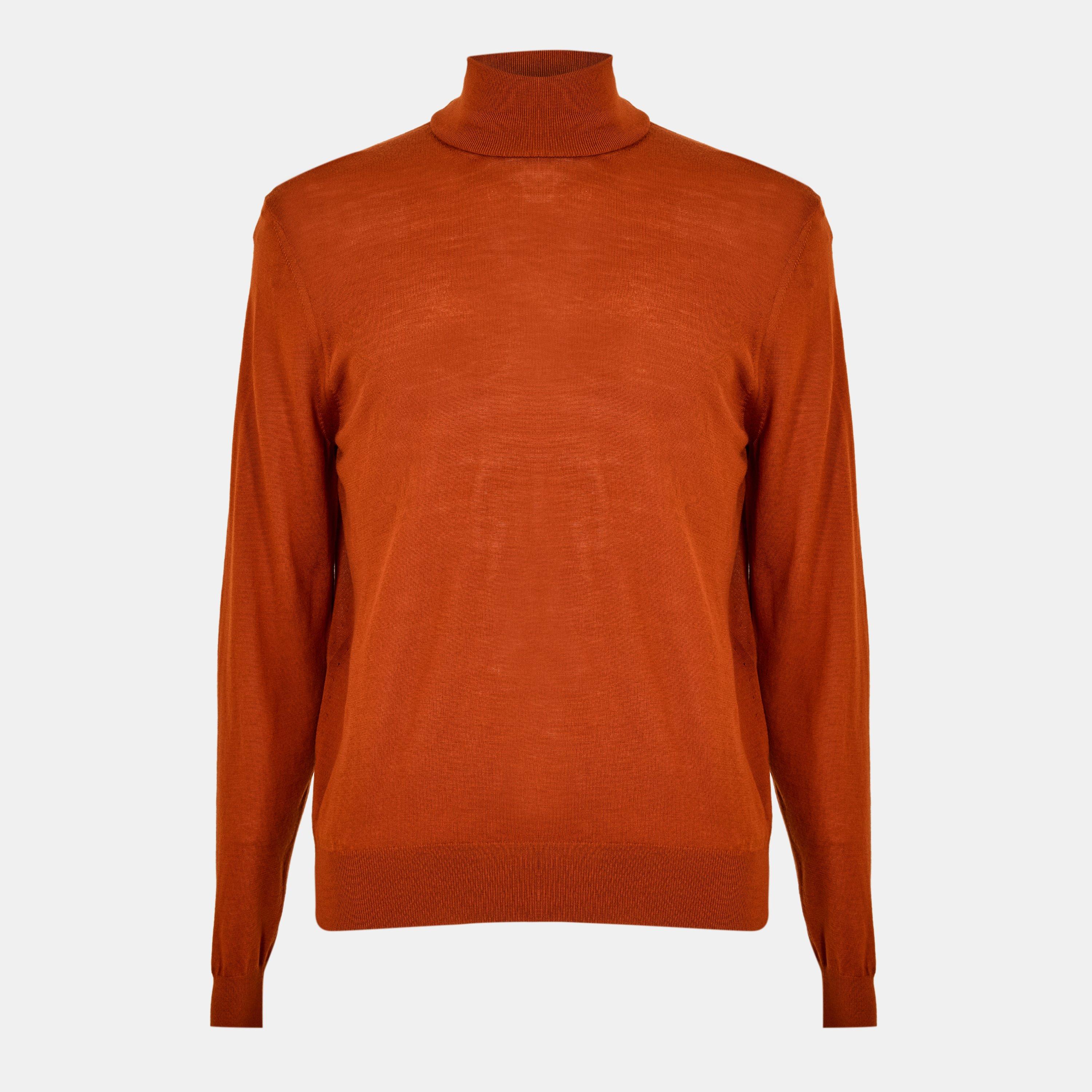 Saint Laurent Men's Crew Neck Jumper - Red - XL
