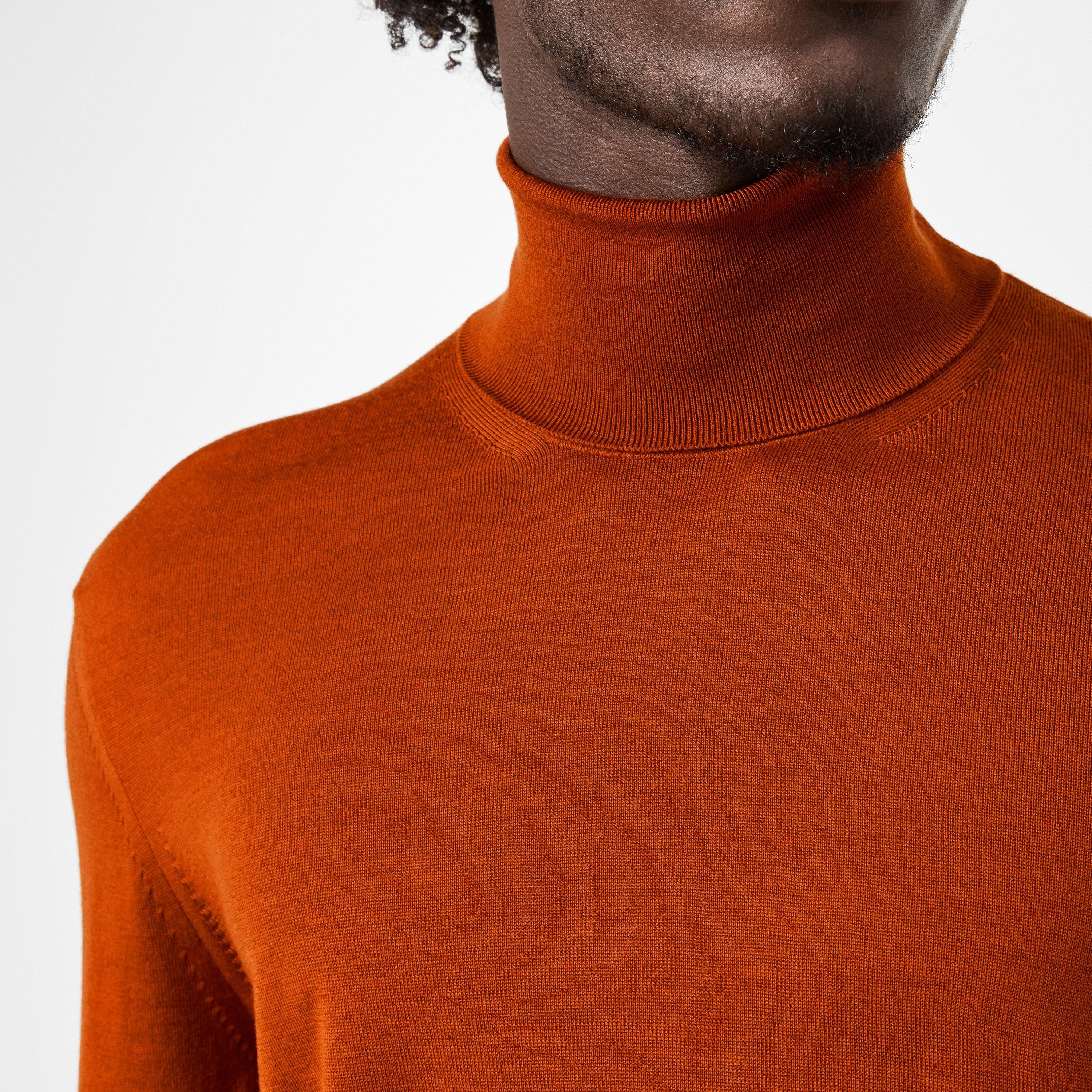 Red - Saint Laurent - Men's Crew Neck Jumper - 5