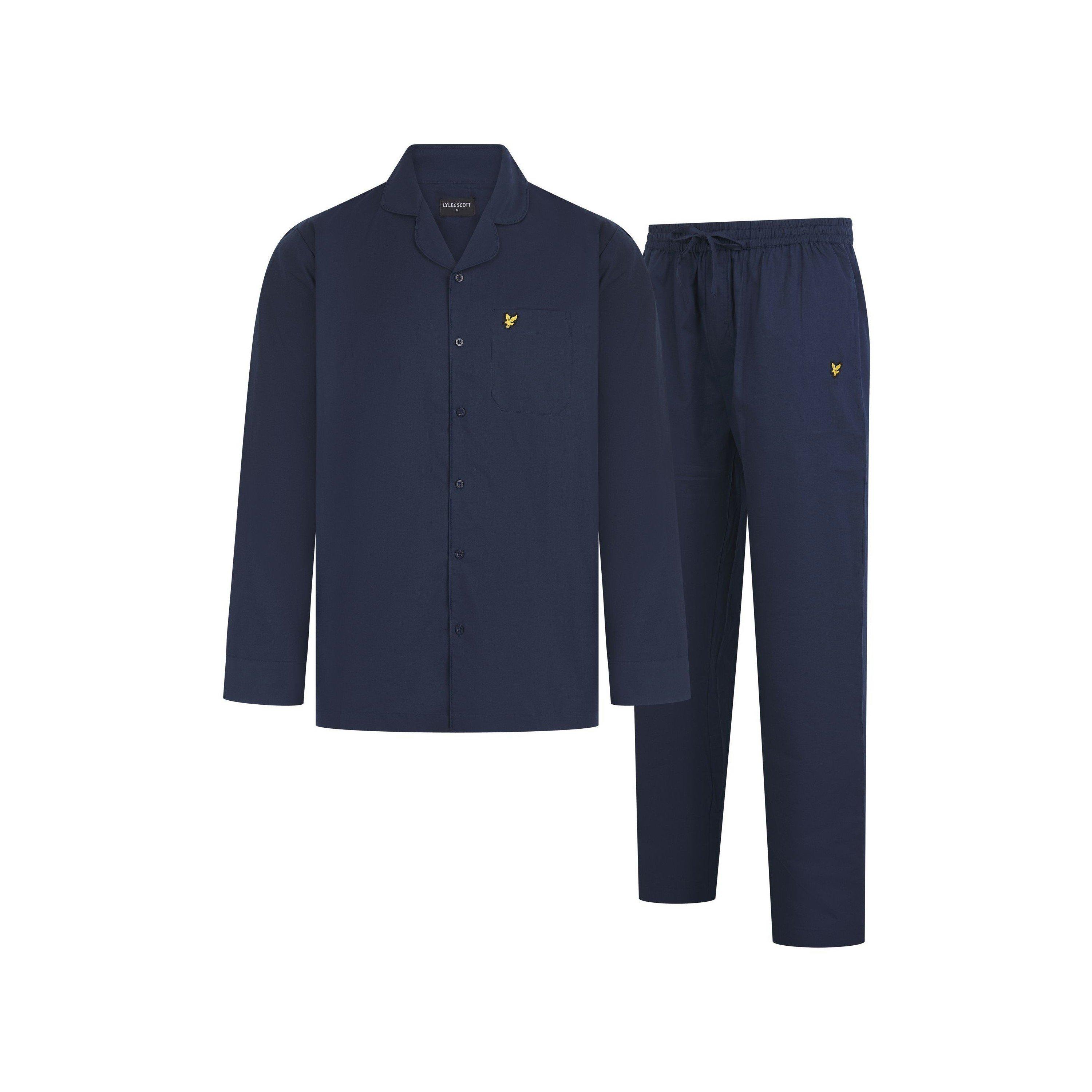 Men's Woven Pyjama Long Sleeve Top