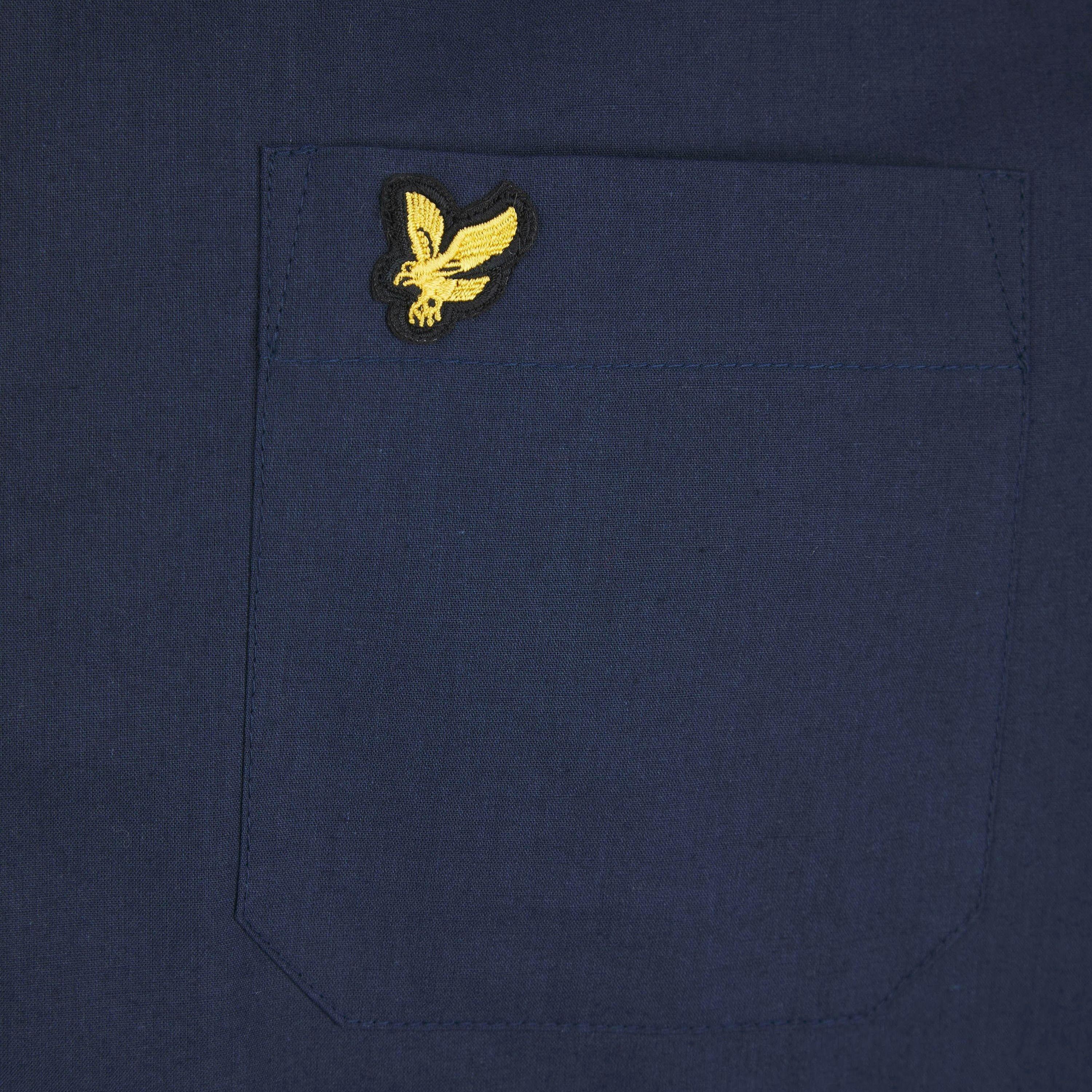 Peacoat - Lyle and Scott - Men's Woven Pyjama Long Sleeve Top - 3