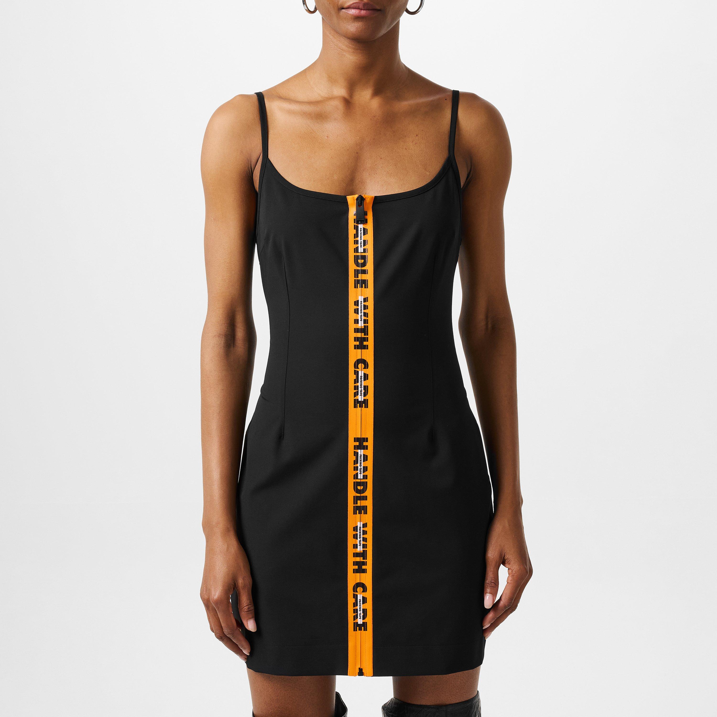Women's Stretch Gabardine Zipped Mini Dress Women's Stretch Gabardine Zipped Mini Dress