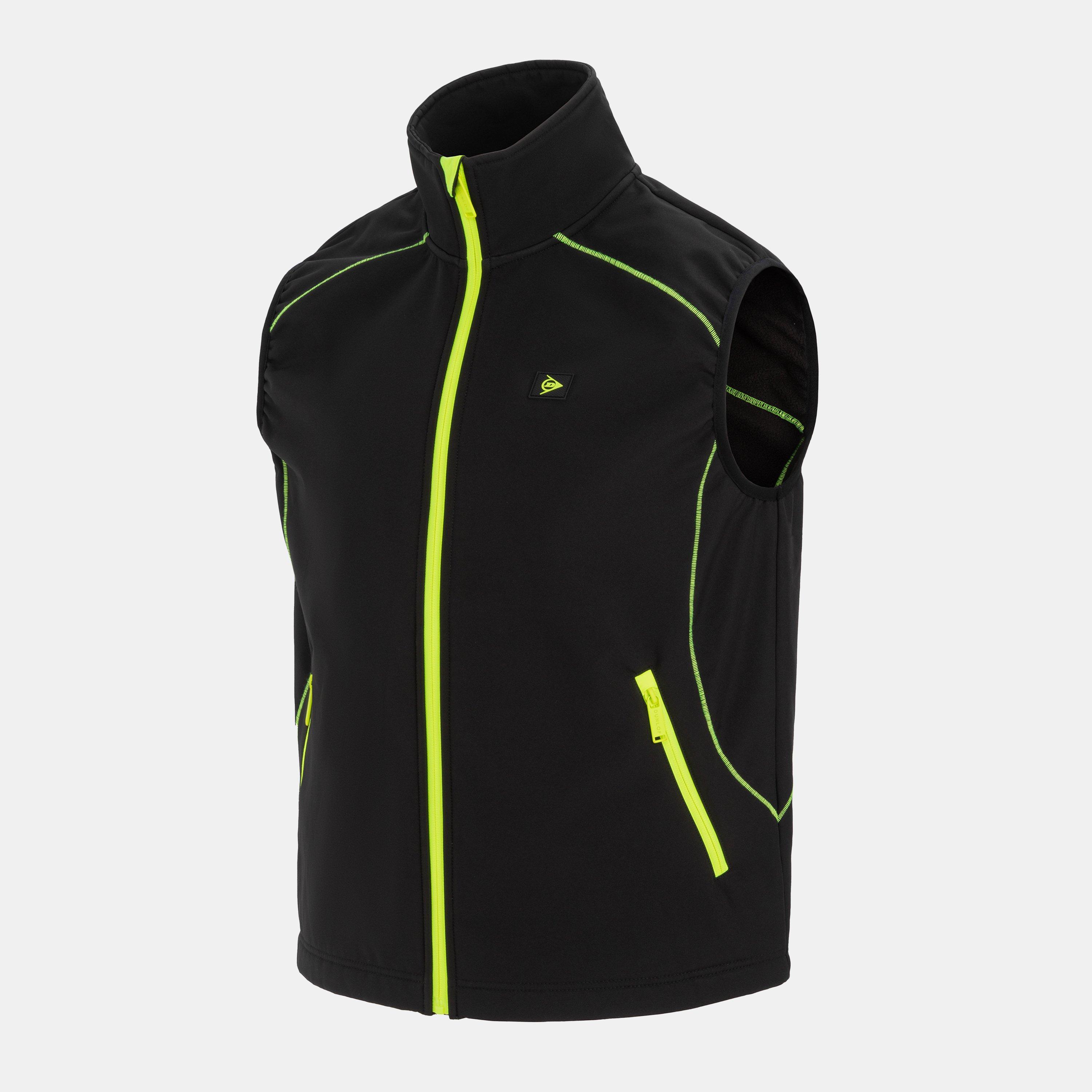 Preto - Dunlop - Work Hi-Vis Reversible Sleeveless Softshell Jacket - 3