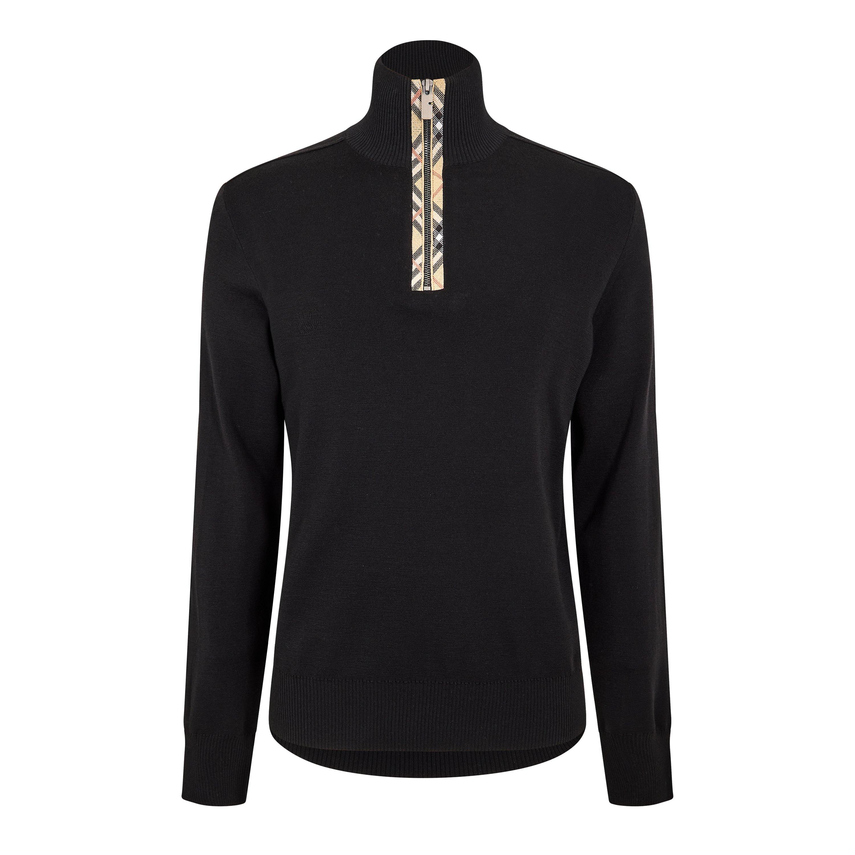 Burberry Men's Burb Cameron Knitted Crew Neck Jumper - Black - L