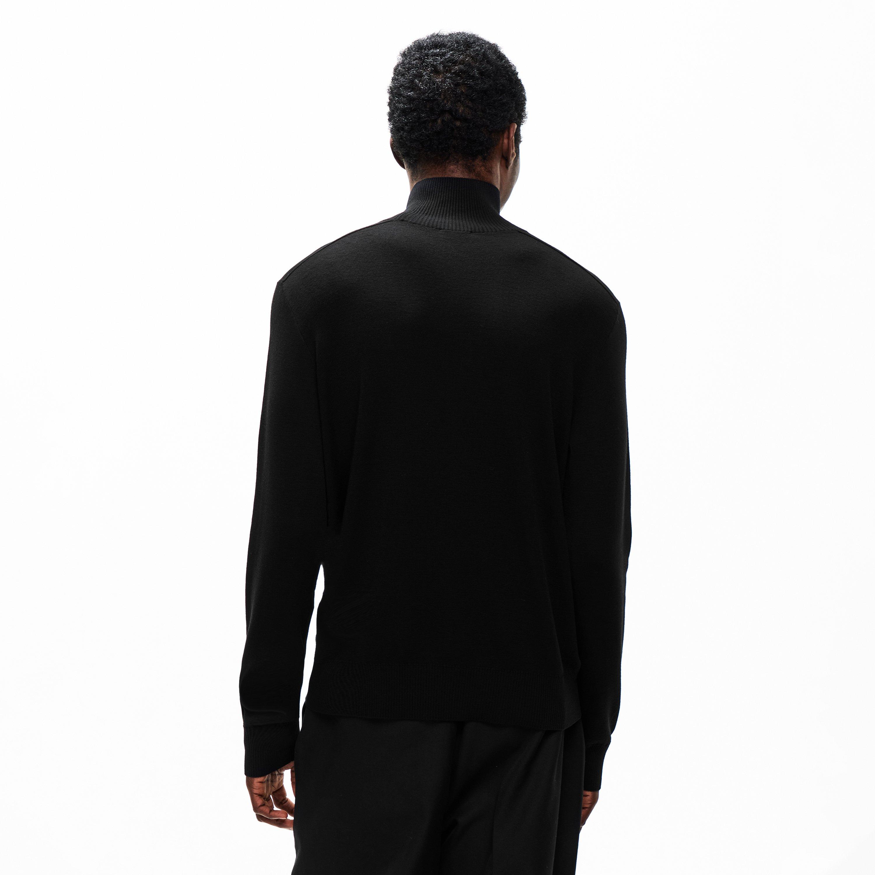 Black - Burberry - Men's Burb Cameron Knitted Crew Neck Jumper - 4