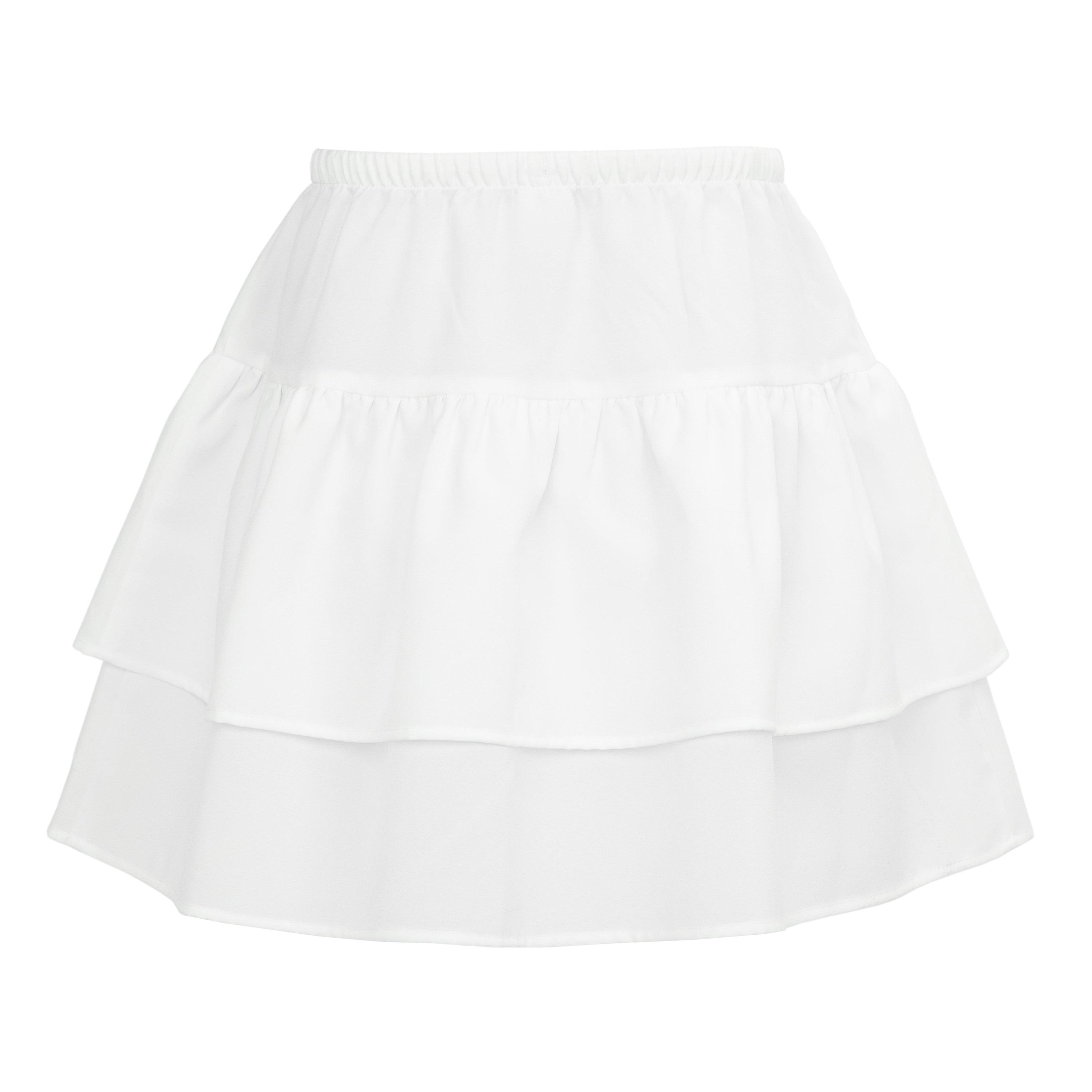 Branco - SoulCal - Soul Linen Tiered Skirt - 2