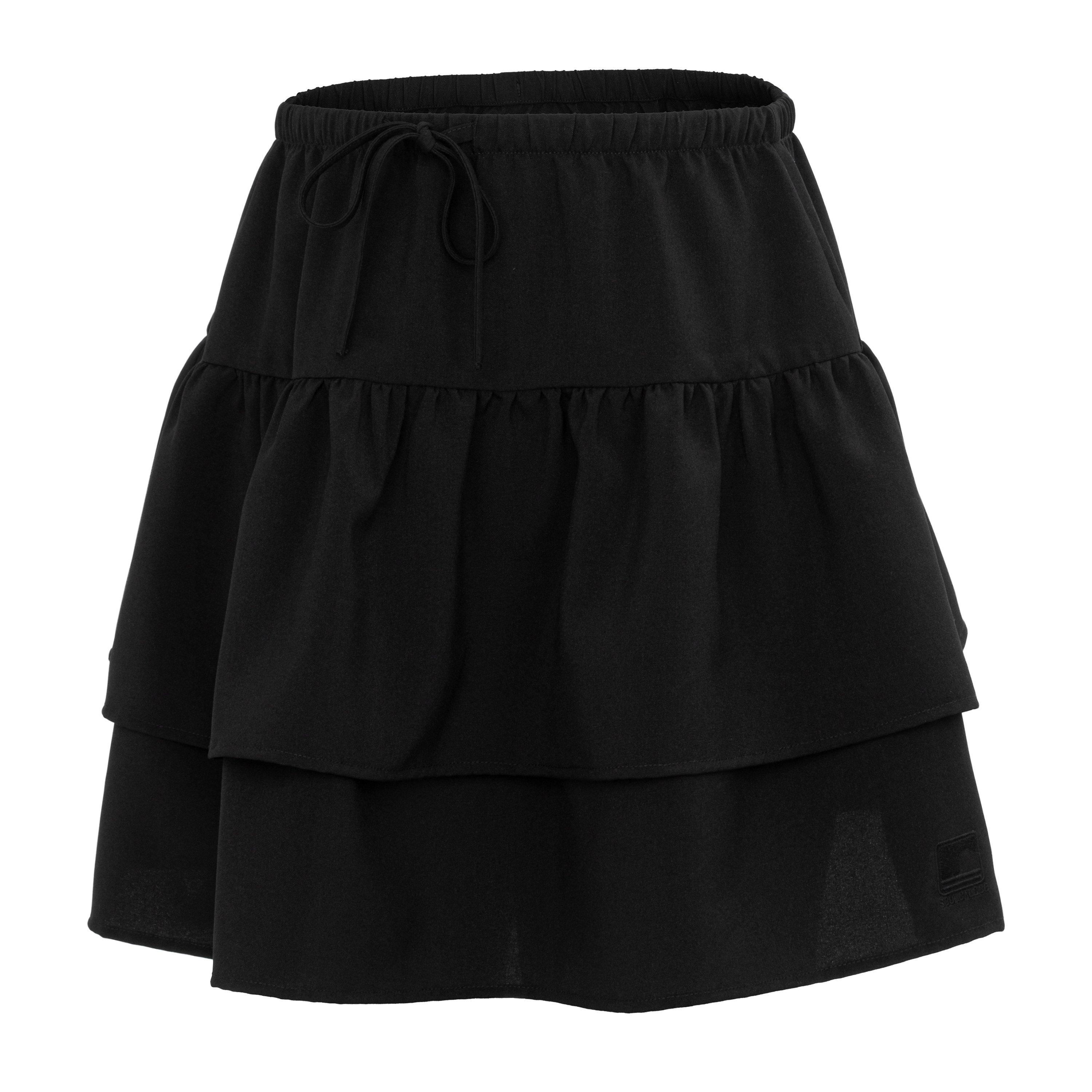 Black - SoulCal - Women's Soul Linen Tiered Skirt - 3