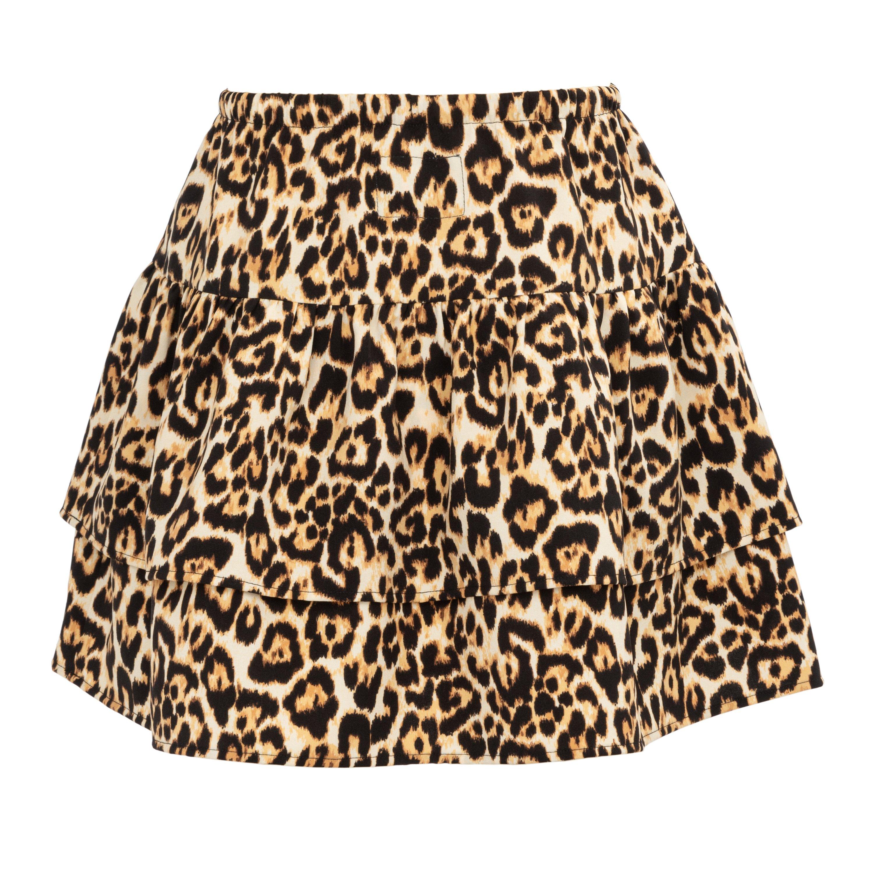 Leopard Print - SoulCal - Women's Soul Linen Tiered Skirt - 2