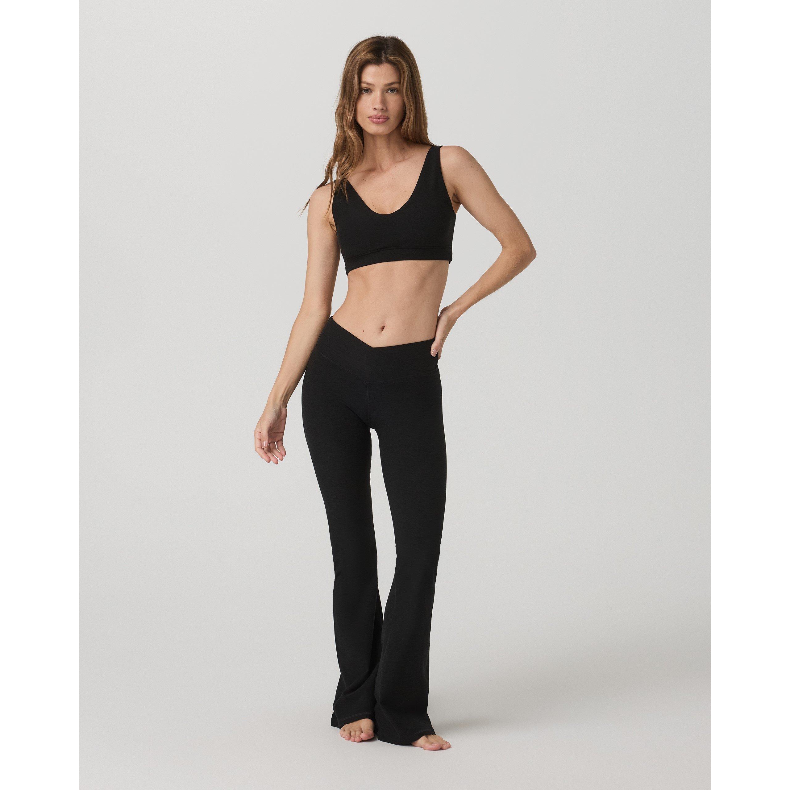 Black Heather - Vuori - Women's Elevation Rhythm Non Wired Medium Impact Sports Bra - 6