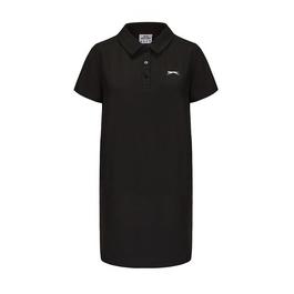 Slazenger Short Sleeve Polo Dress Womens