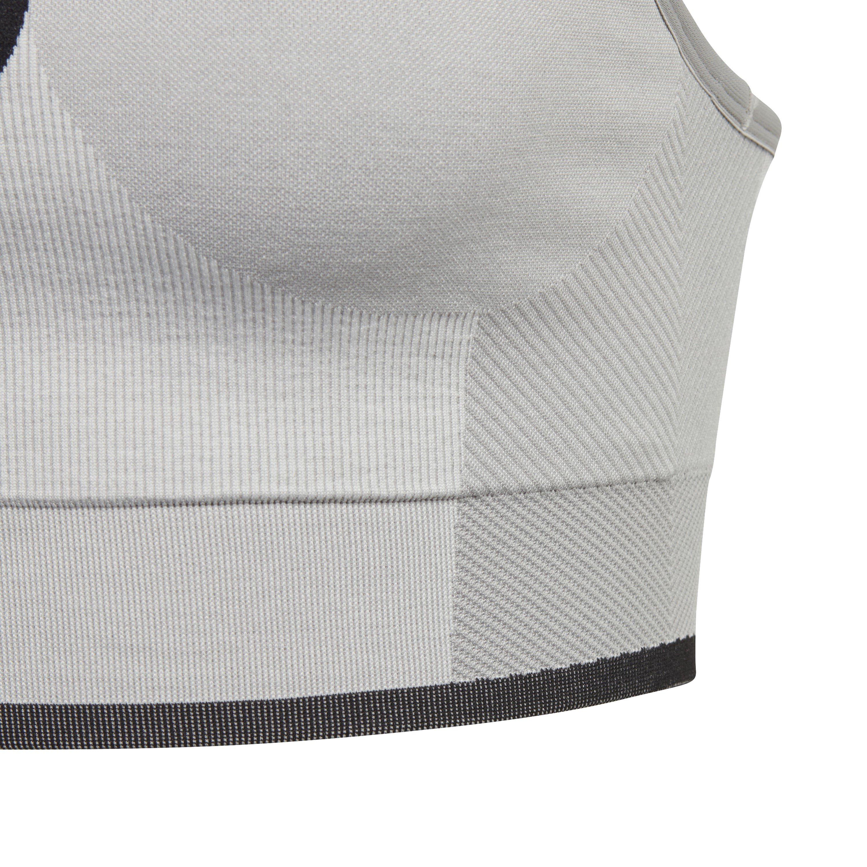 Grigio - adidas - Non Wired Medium Impact Sports Bra - 4