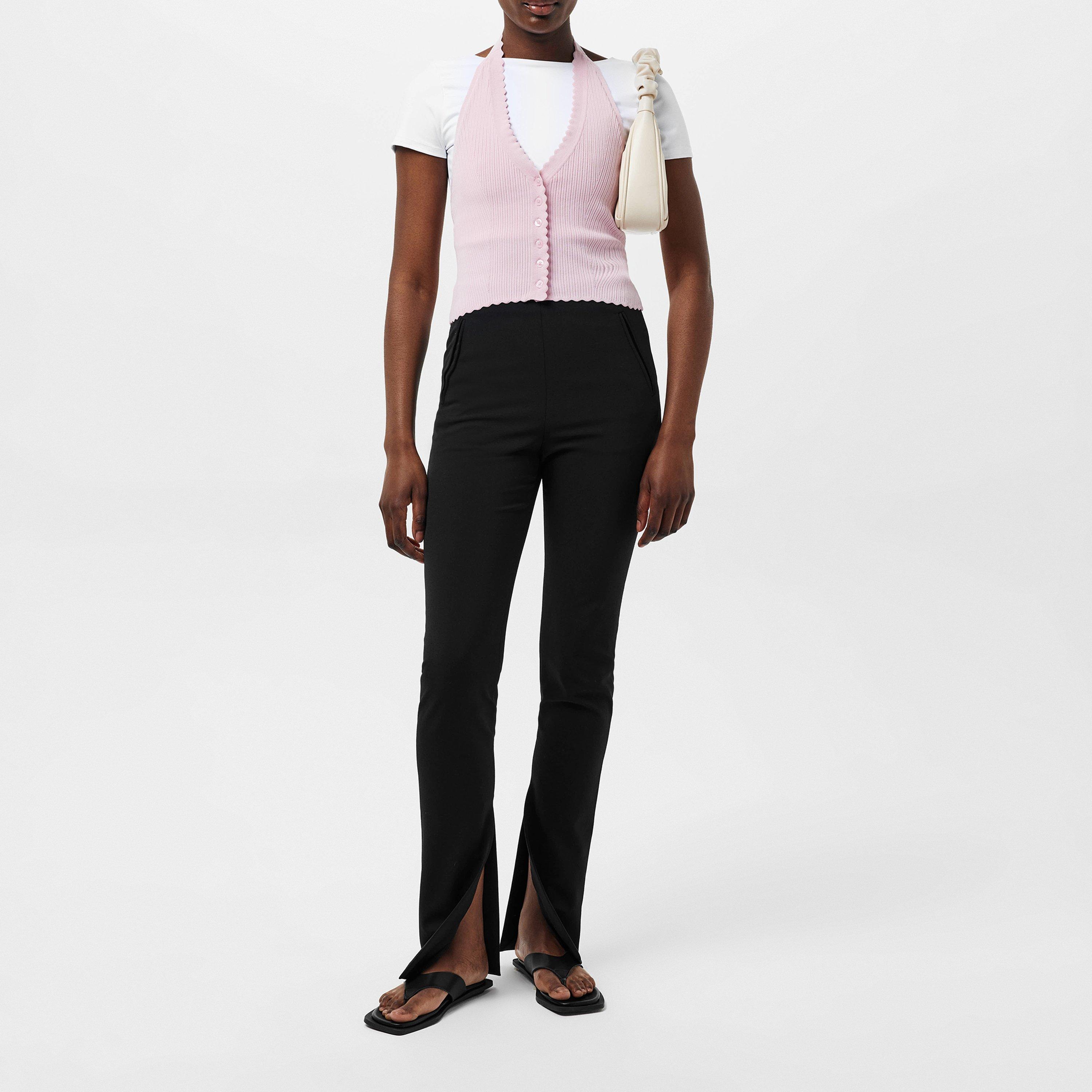 Black - Ambush - Slit-Detail Tailored Trousers - 6